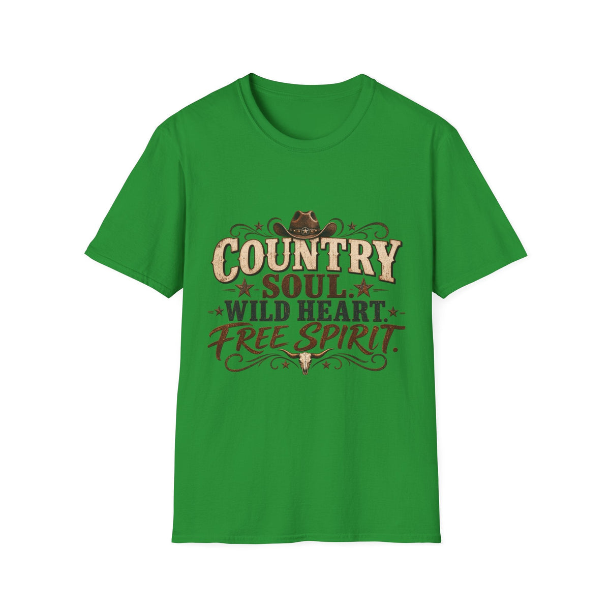 Country Soul Wild Heart Free Spirit T-Shirt – Western Country Tee - SJM Print Store