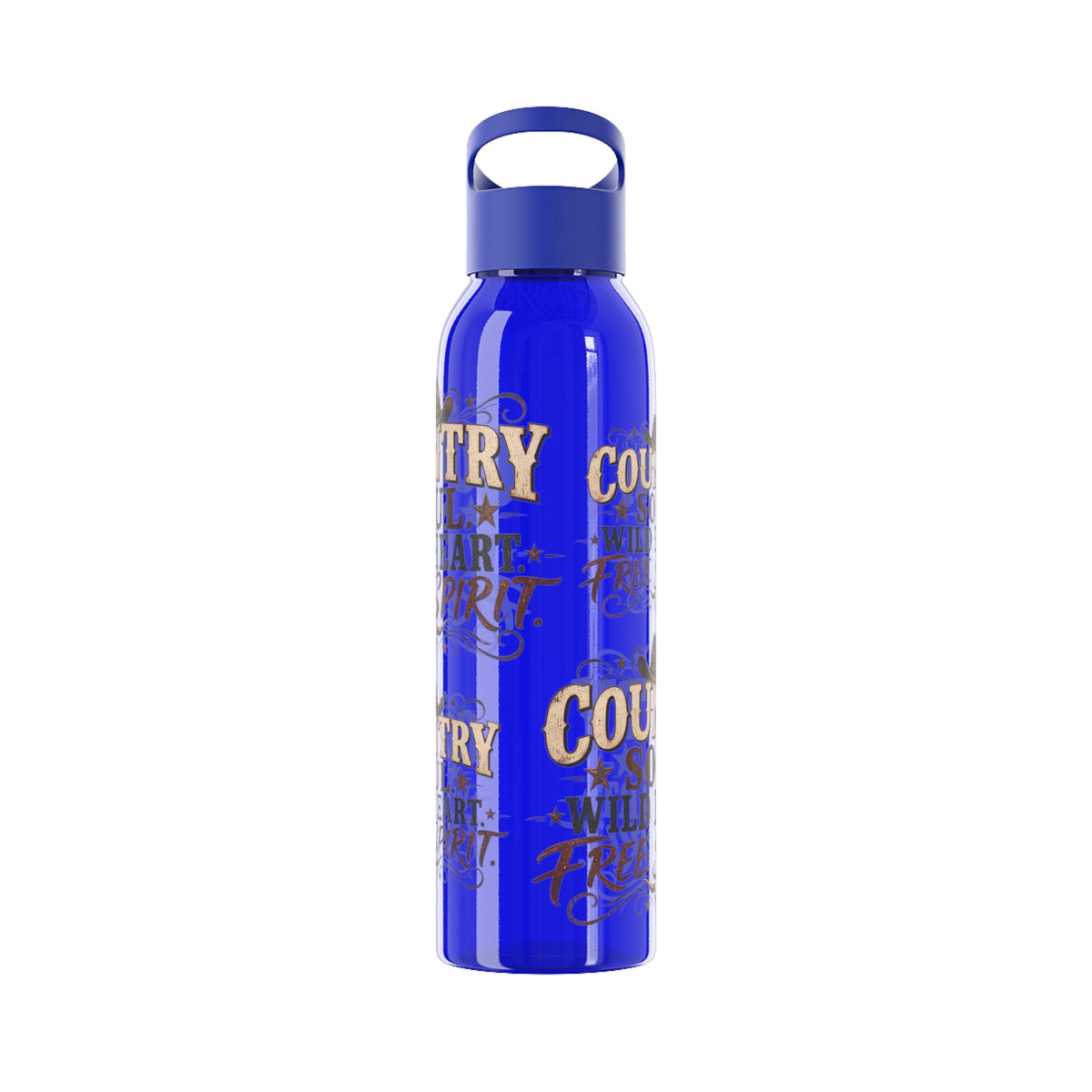 Country Soul Wild Heart Free Spirit Water Bottle – Country Western Bottle - SJM Print Store
