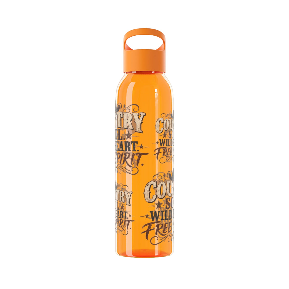 Country Soul Wild Heart Free Spirit Water Bottle – Country Western Bottle - SJM Print Store