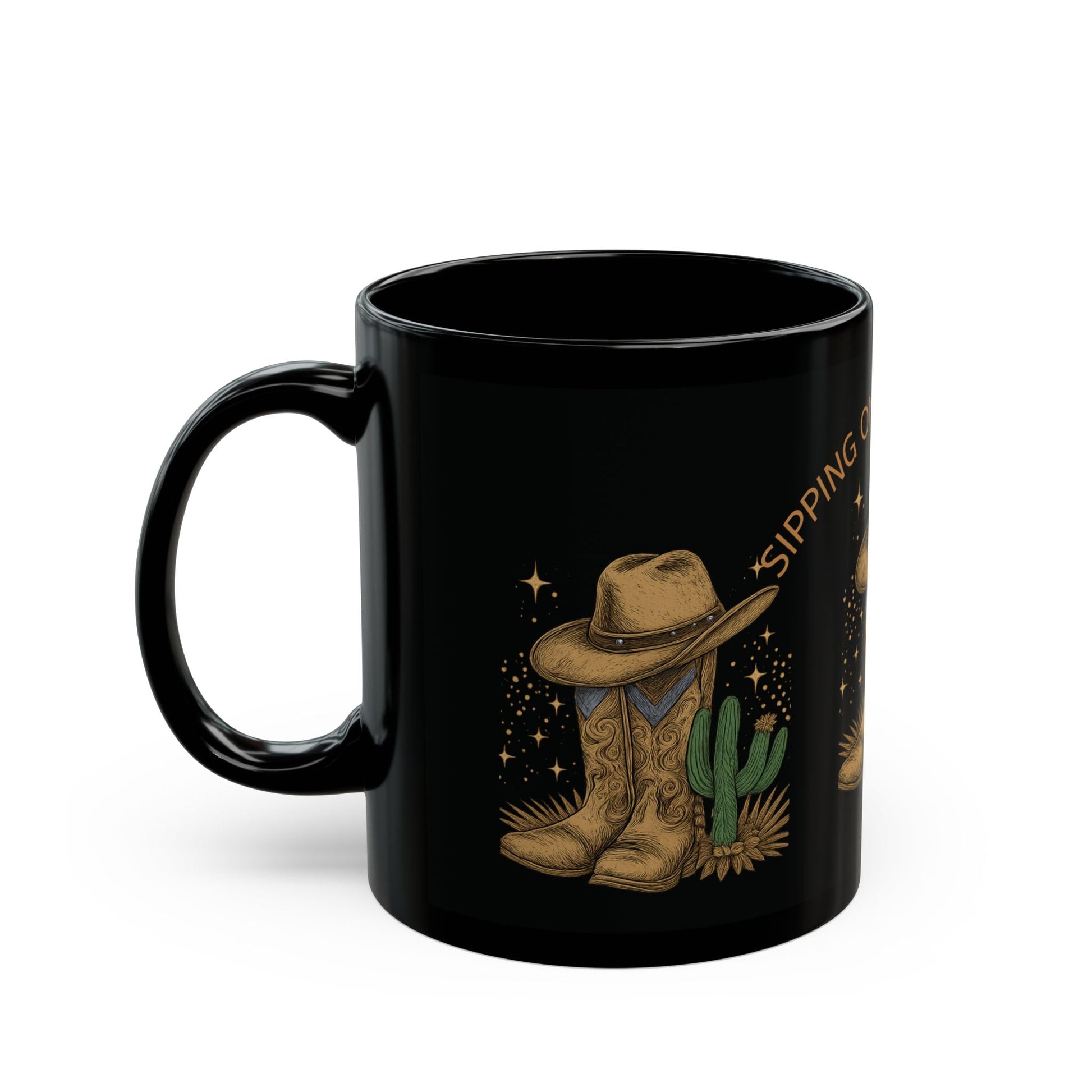Country - Themed Mug - 'Sipping on Country Time' Unique Design - SJM Print Store