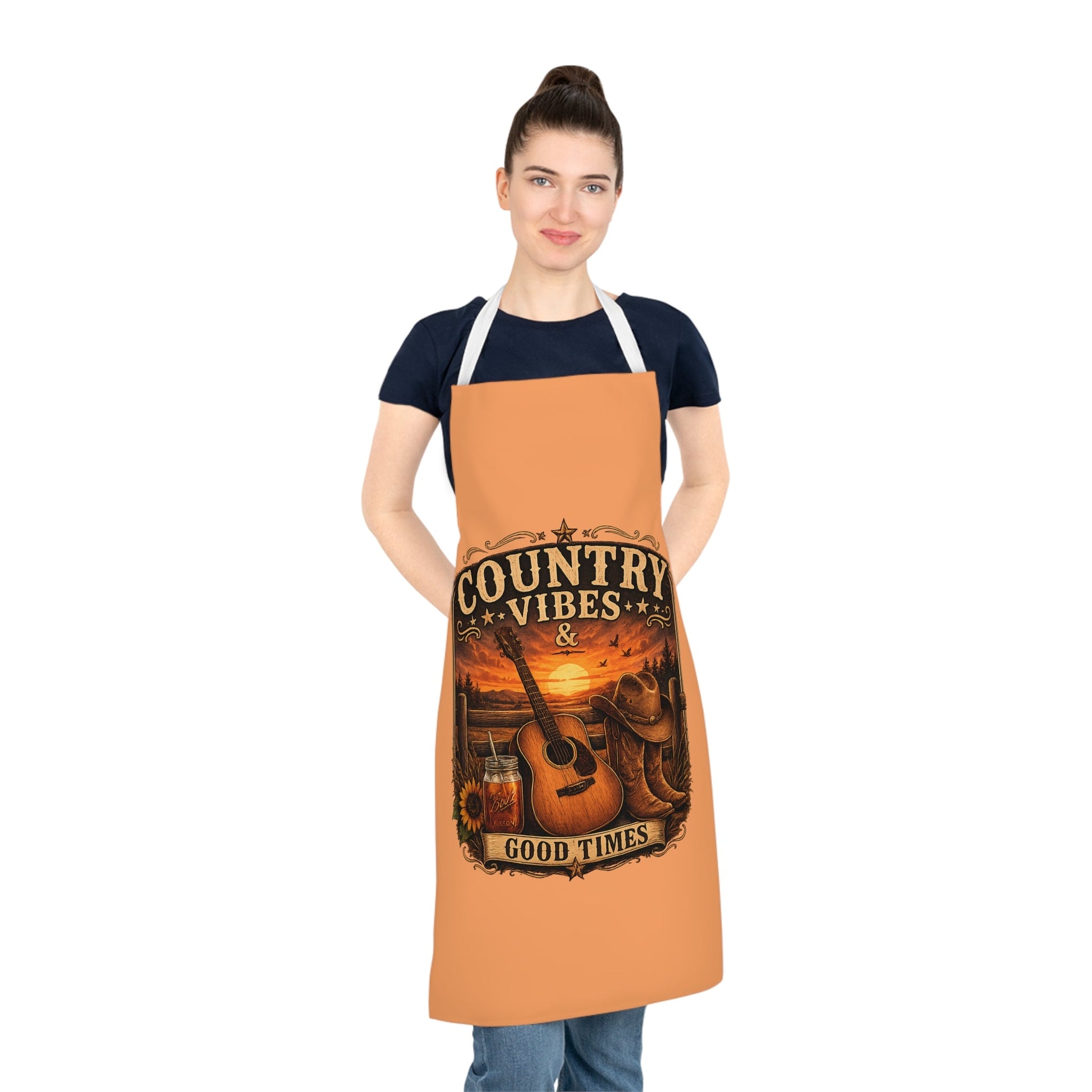 Country Vibes Good Times Apron - SJM Print Store