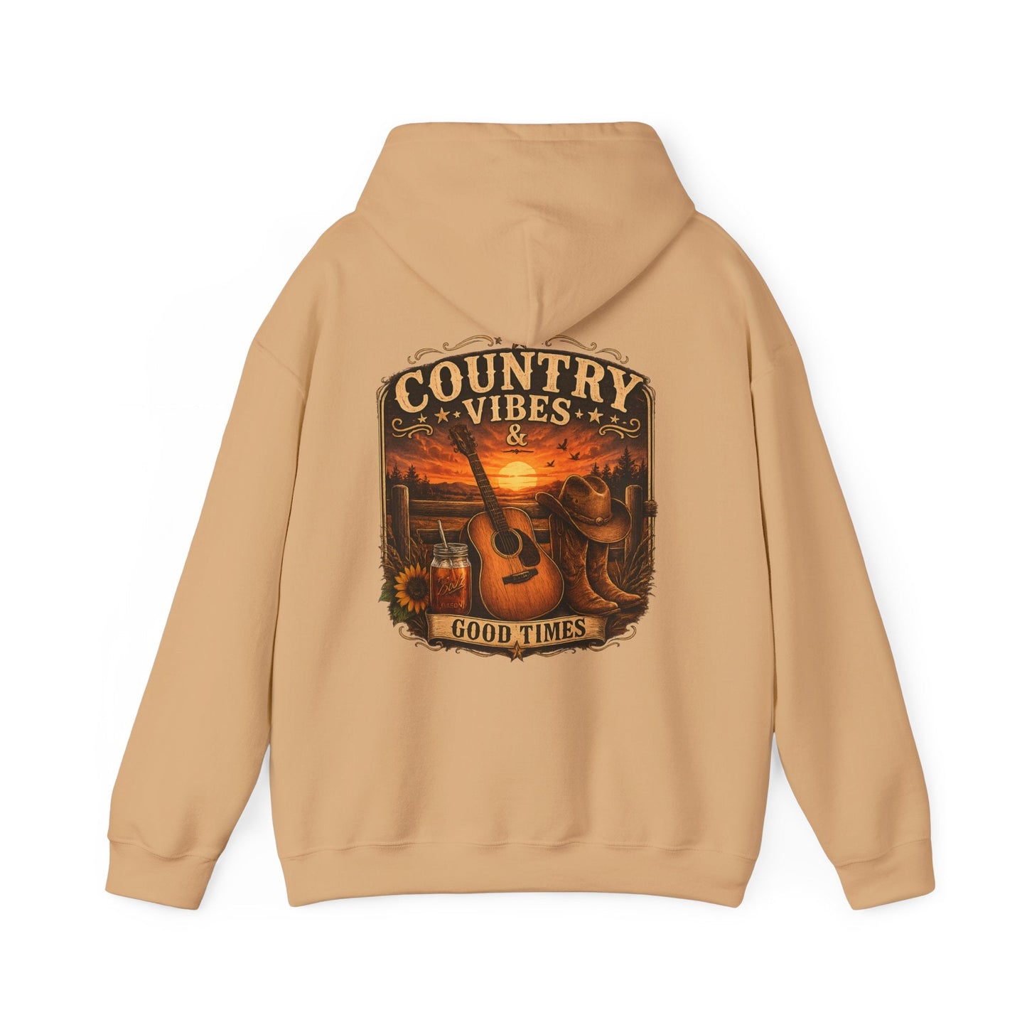 Country Vibes Good Times Hoodie - SJM Print Store