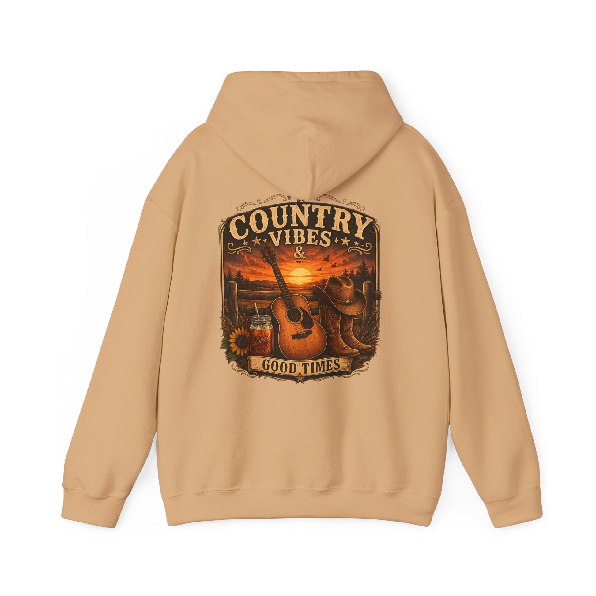 Country Vibes Good Times Hoodie - SJM Print Store