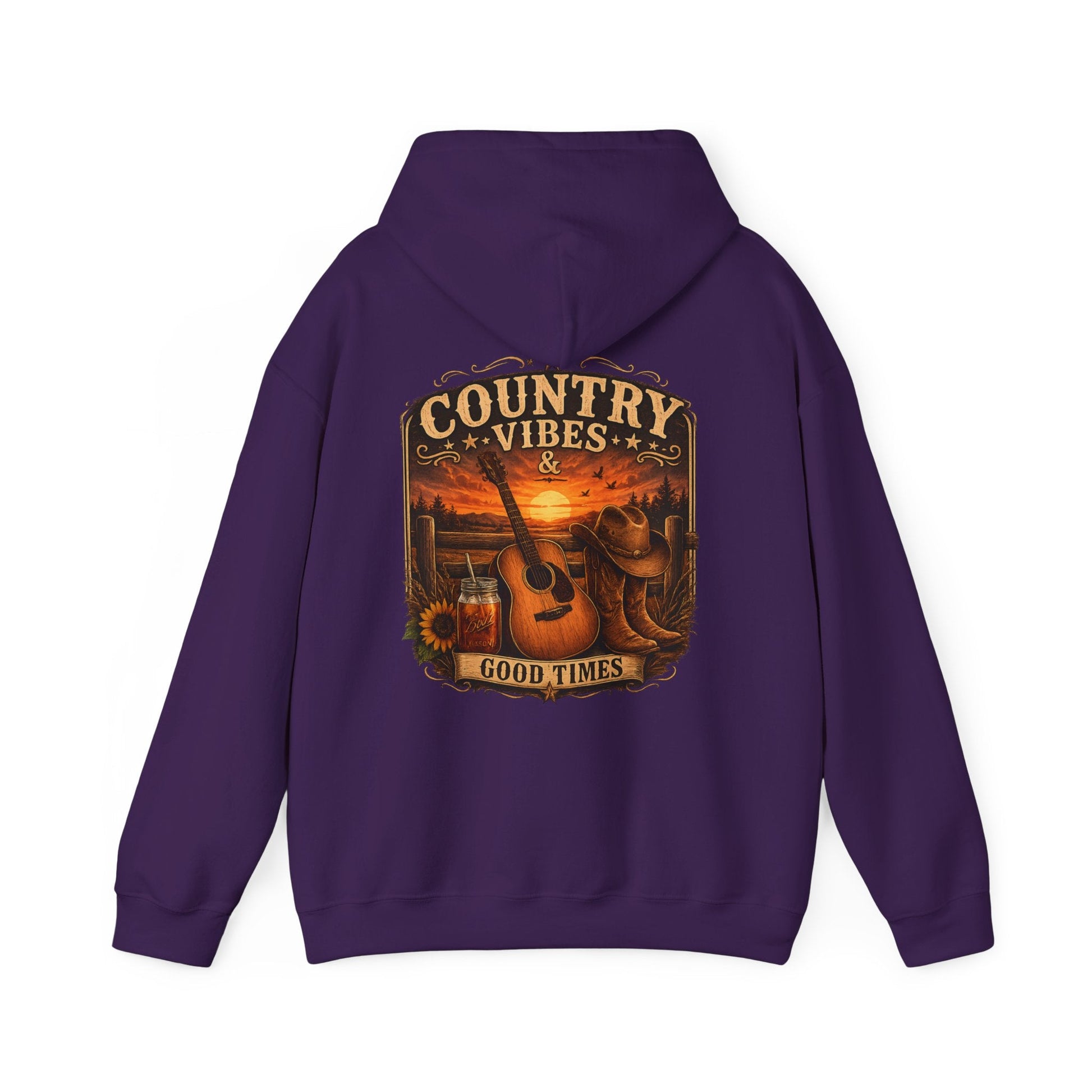 Country Vibes Good Times Hoodie - SJM Print Store