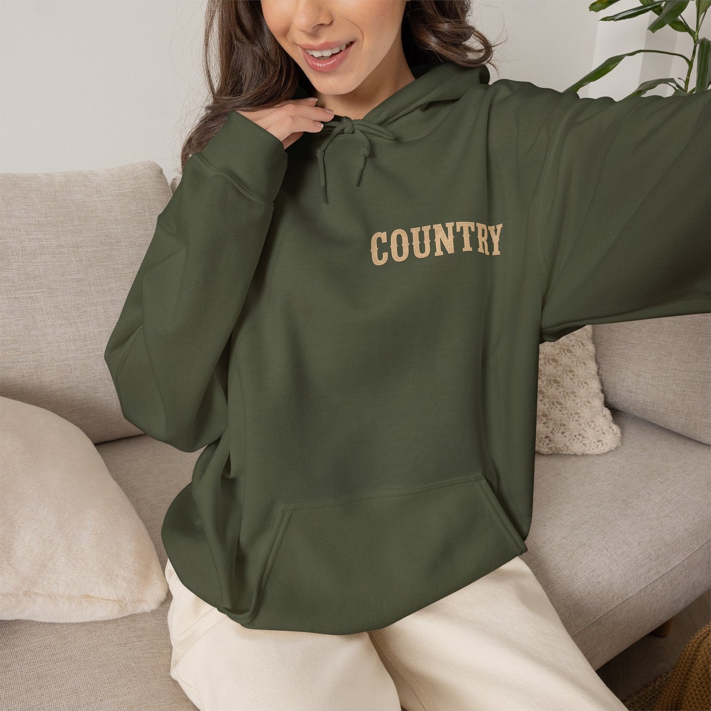Country Vibes Good Times Hoodie - SJM Print Store