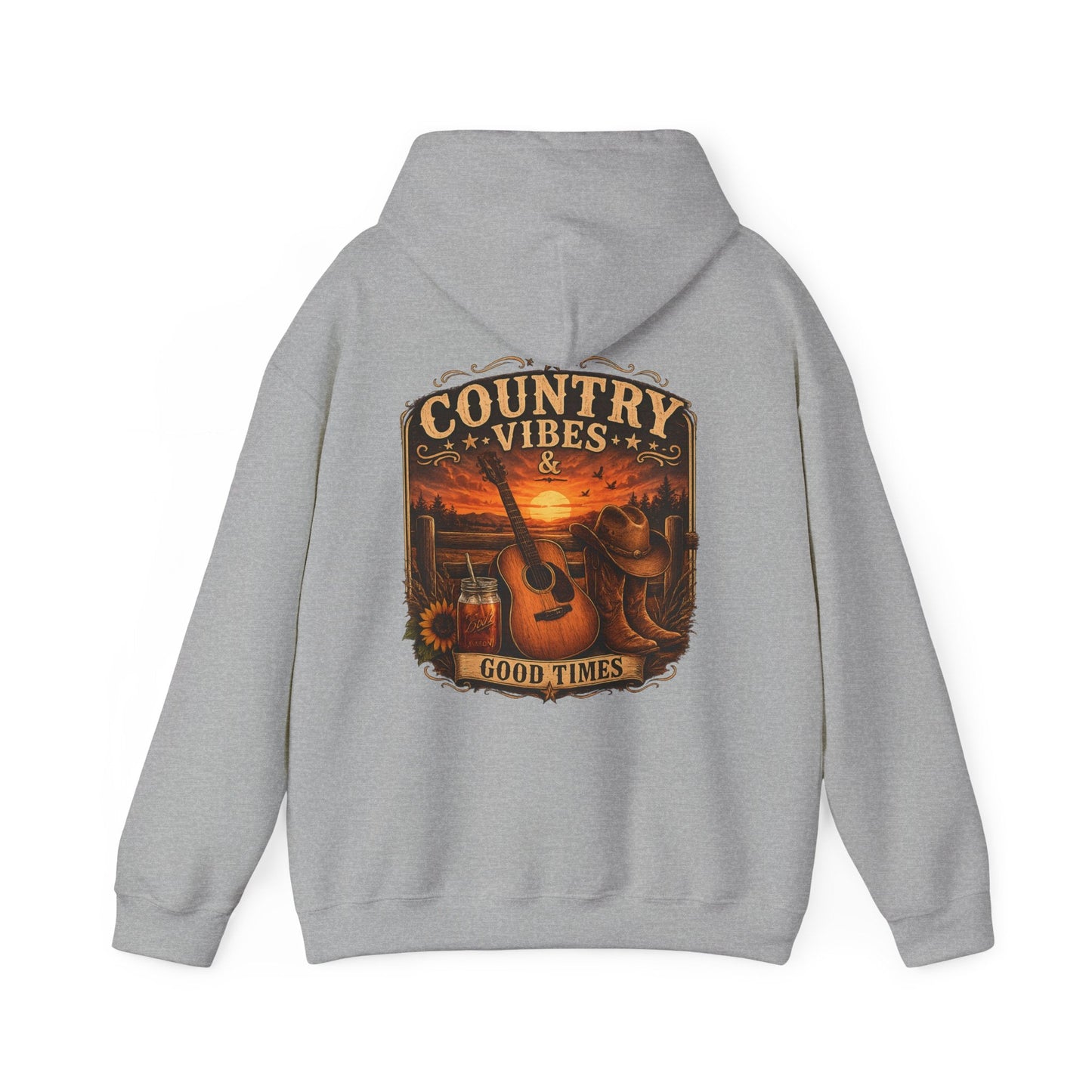 Country Vibes Good Times Hoodie - SJM Print Store