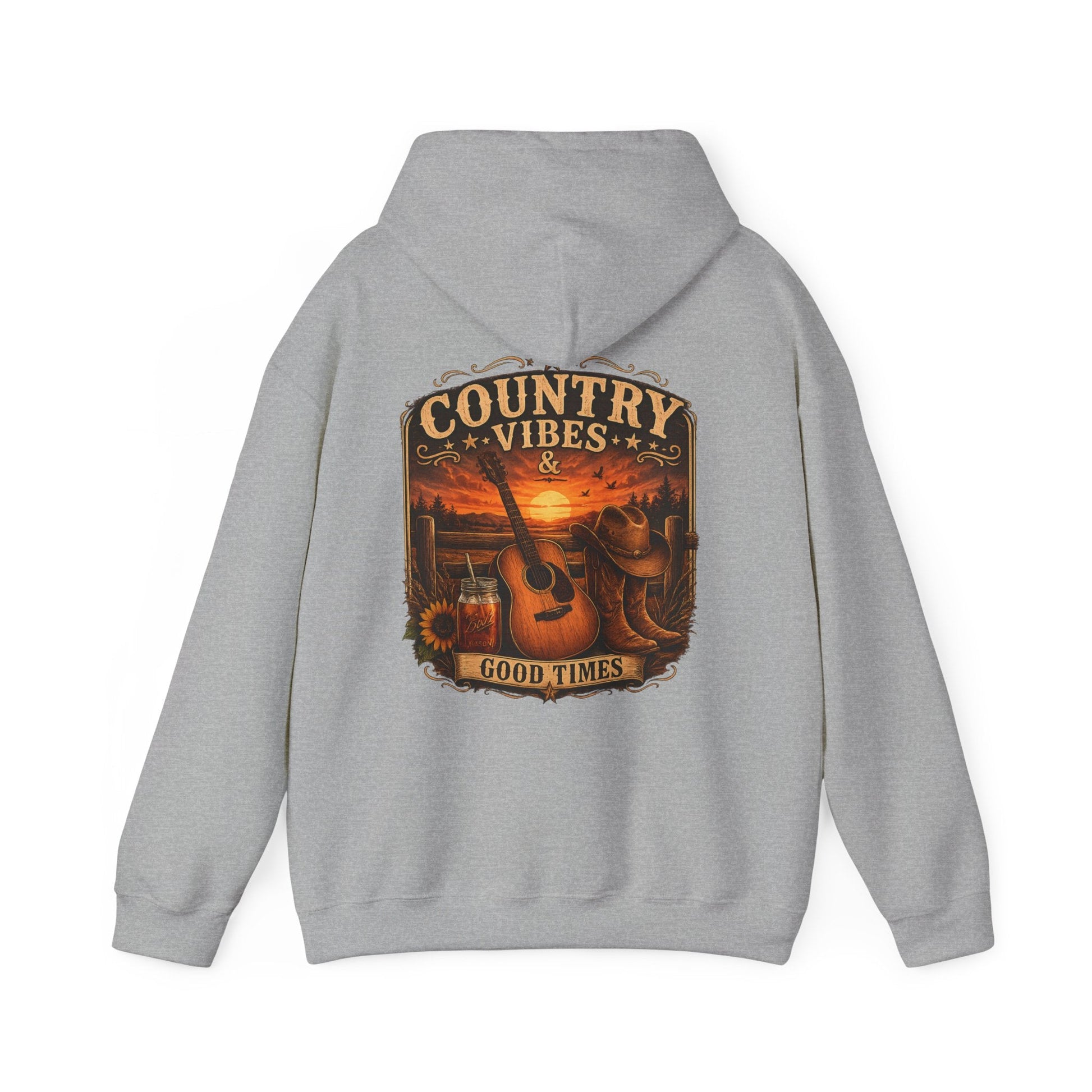 Country Vibes Good Times Hoodie - SJM Print Store
