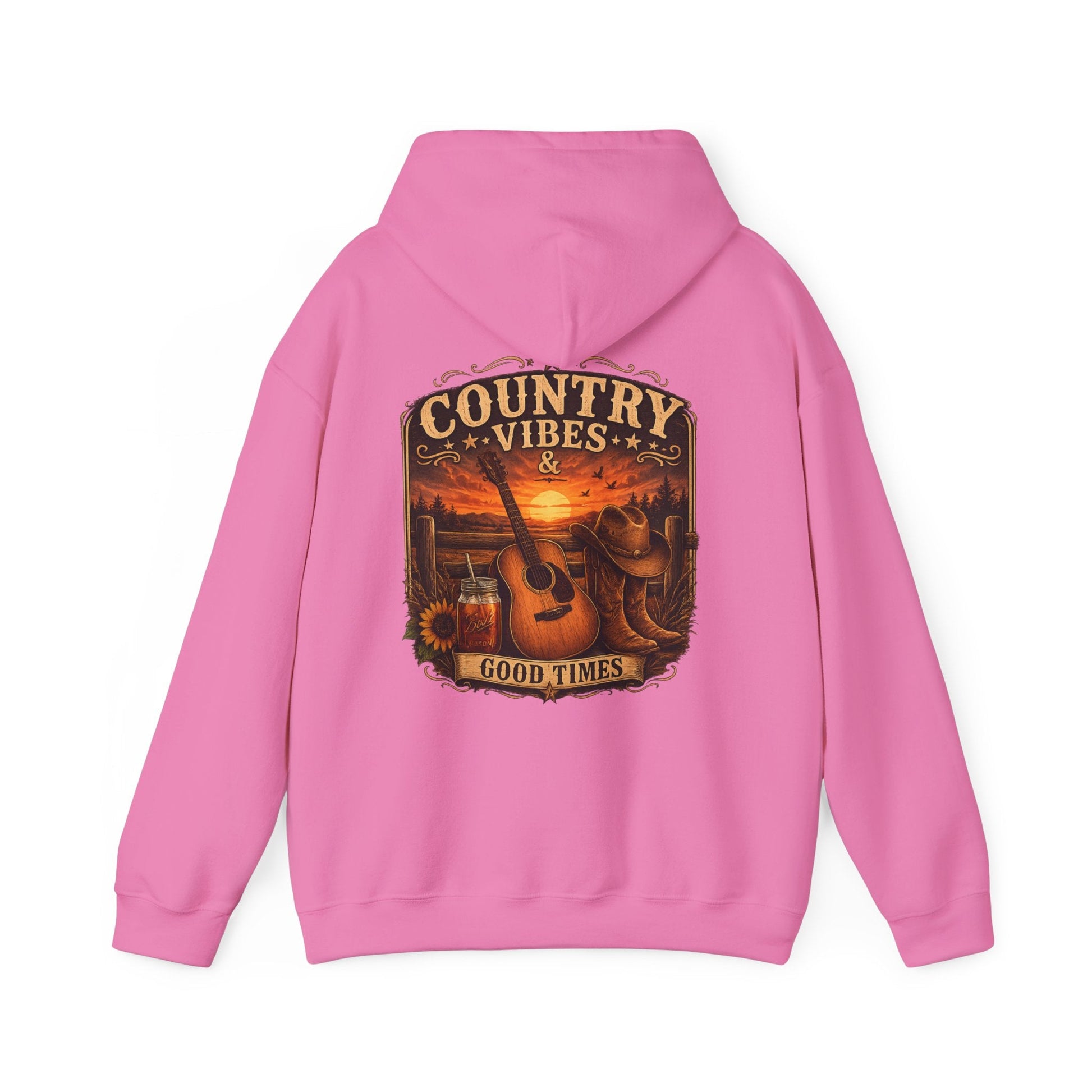 Country Vibes Good Times Hoodie - SJM Print Store