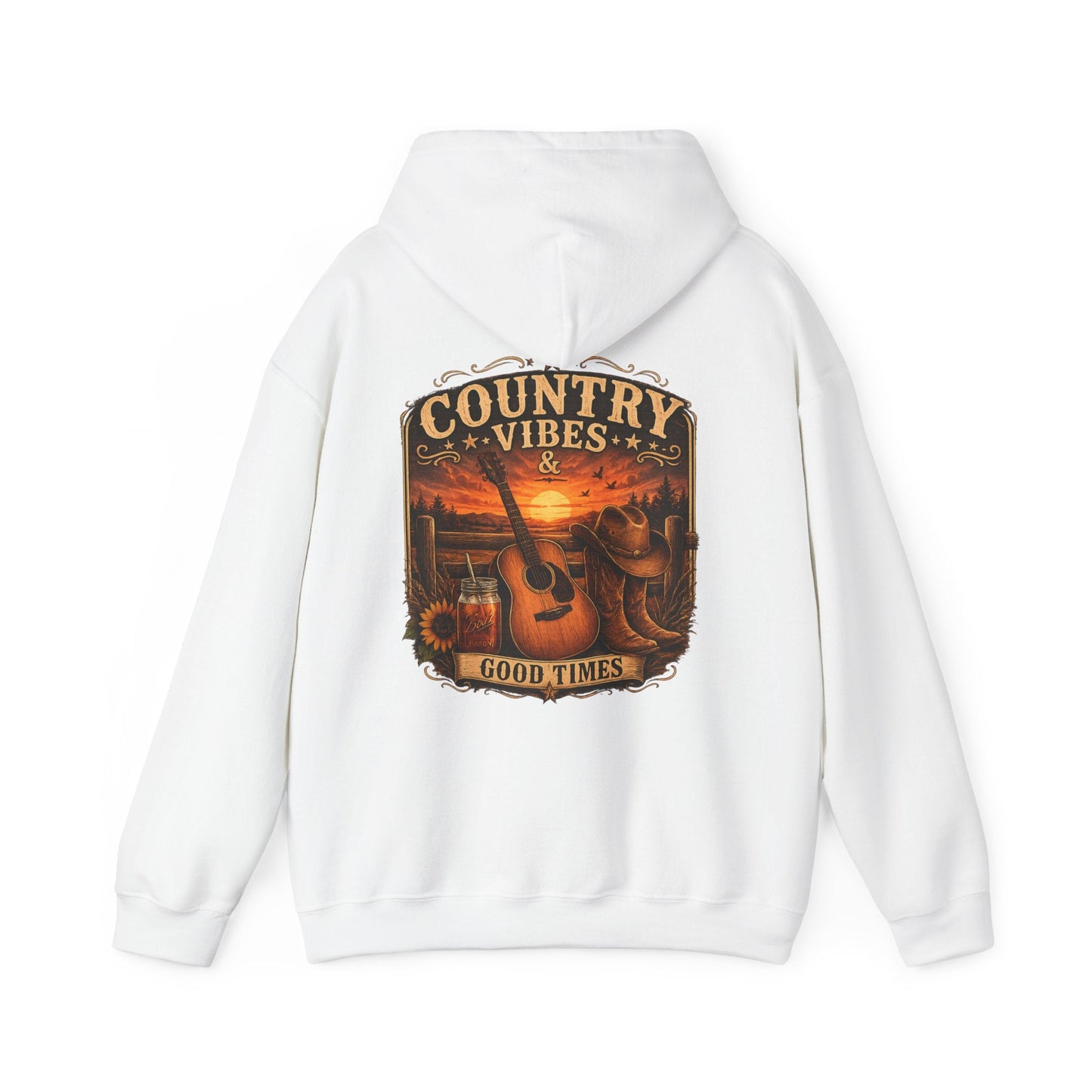 Country Vibes Good Times Hoodie - SJM Print Store