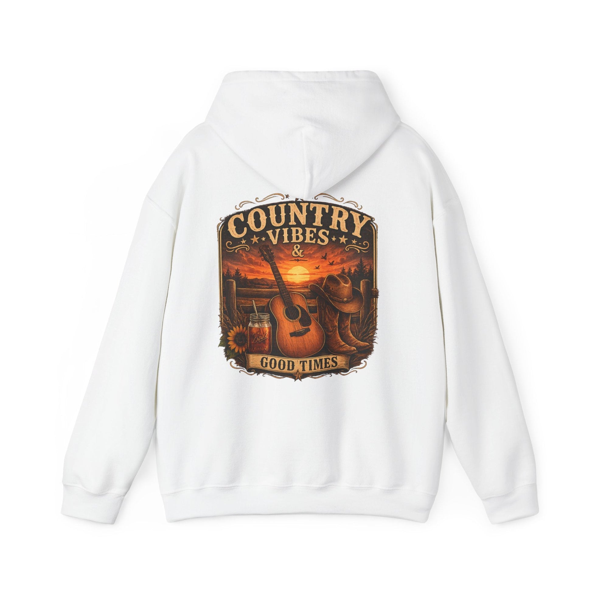 Country Vibes Good Times Hoodie - SJM Print Store