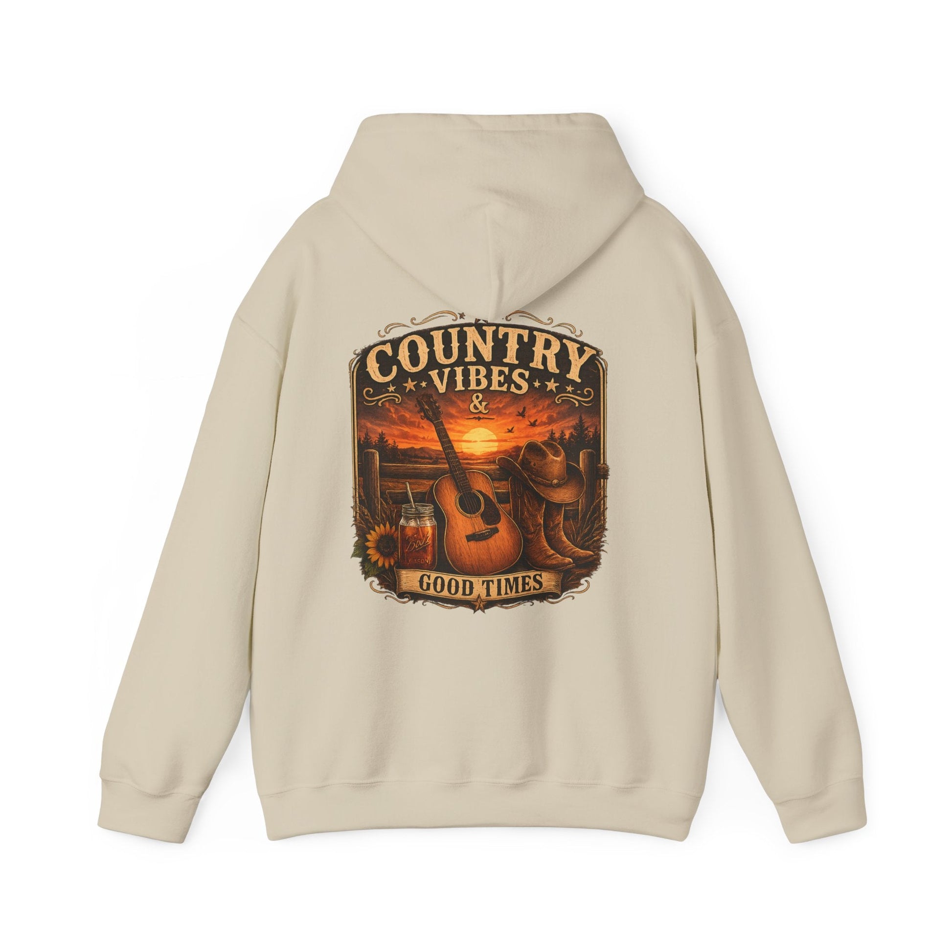 Country Vibes Good Times Hoodie - SJM Print Store