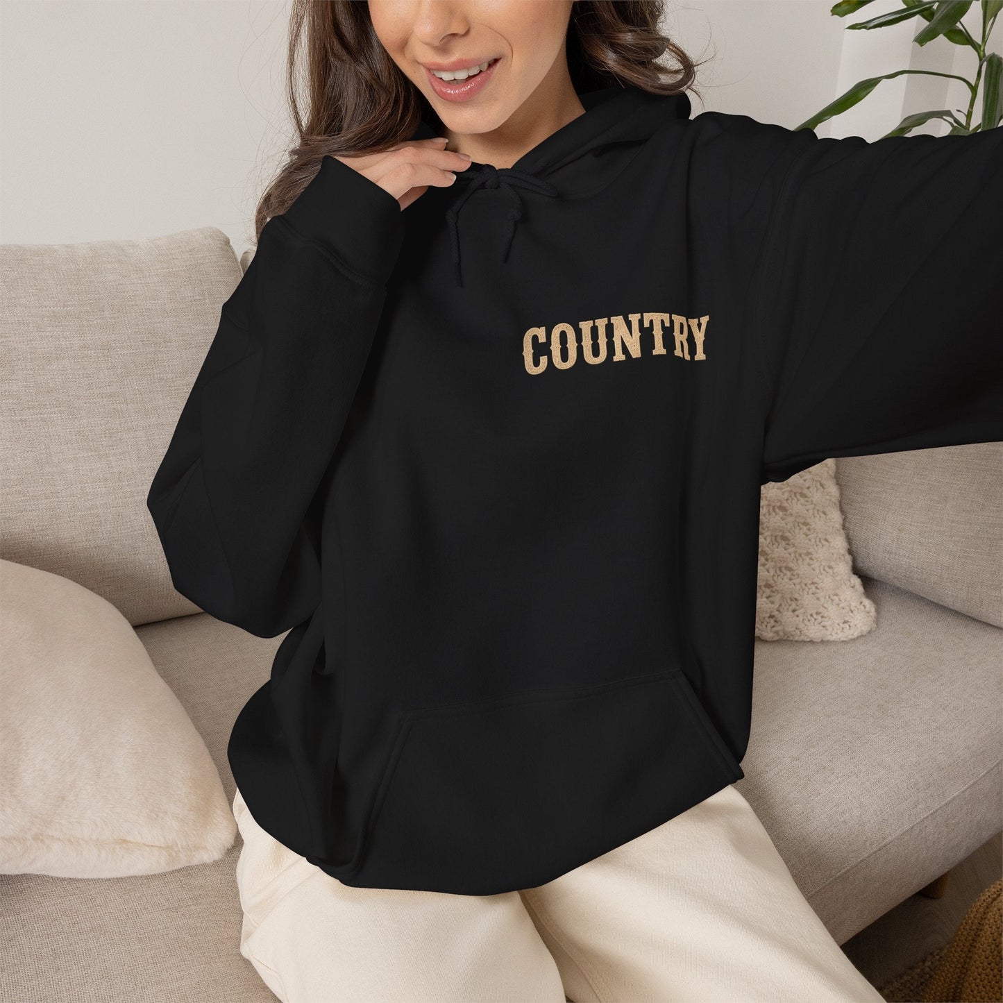 Country Vibes Good Times Hoodie - SJM Print Store