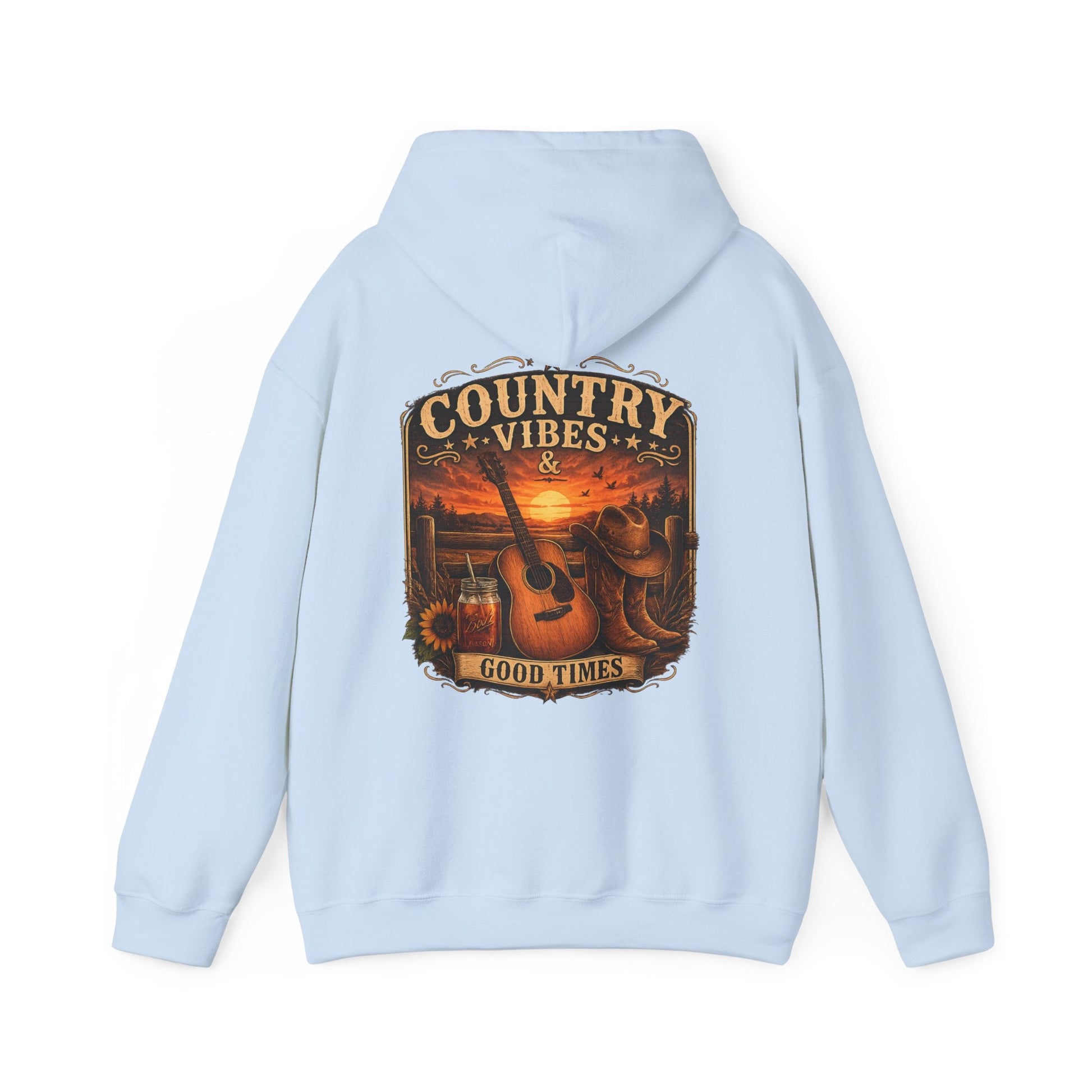 Country Vibes Good Times Hoodie - SJM Print Store