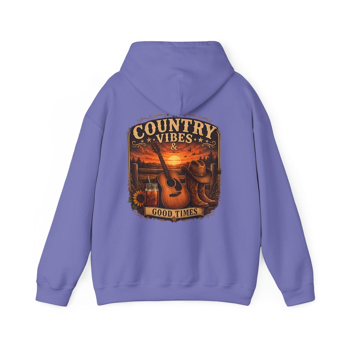 Country Vibes Good Times Hoodie - SJM Print Store