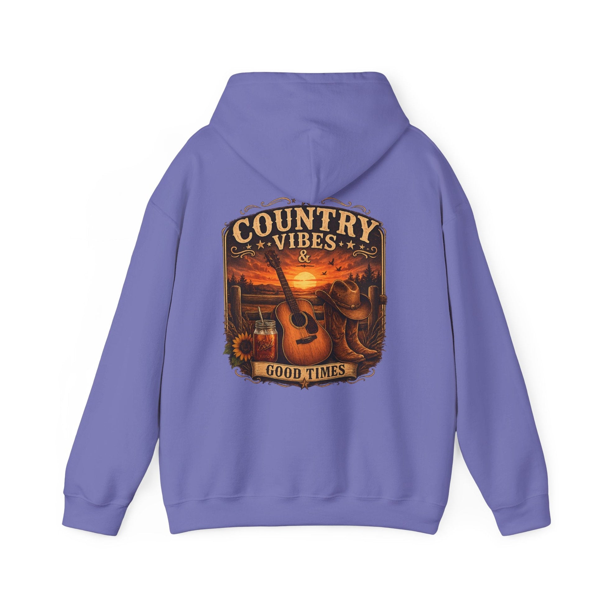 Country Vibes Good Times Hoodie - SJM Print Store