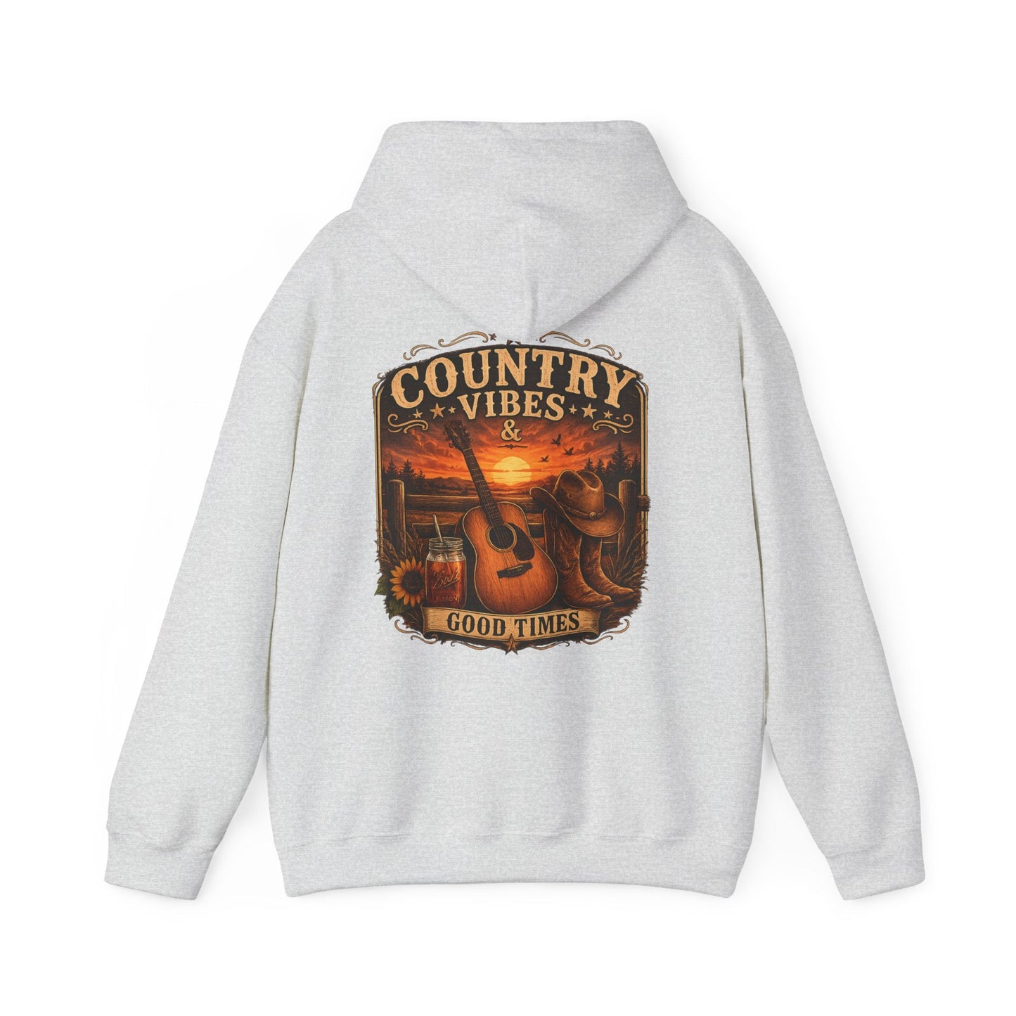 Country Vibes Good Times Hoodie - SJM Print Store