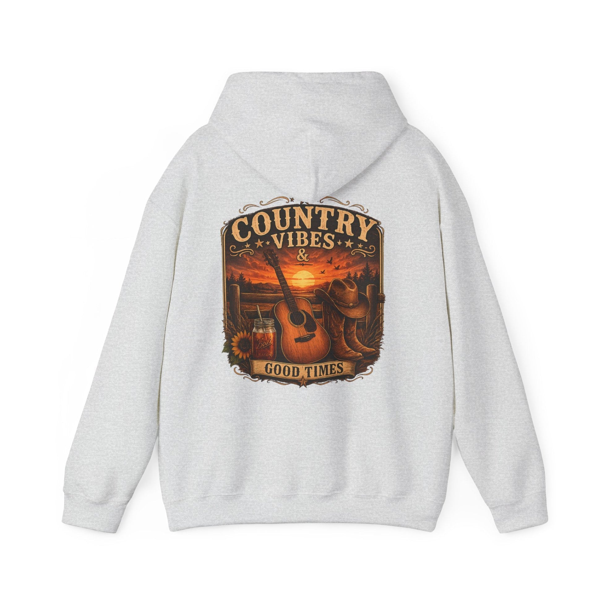 Country Vibes Good Times Hoodie - SJM Print Store