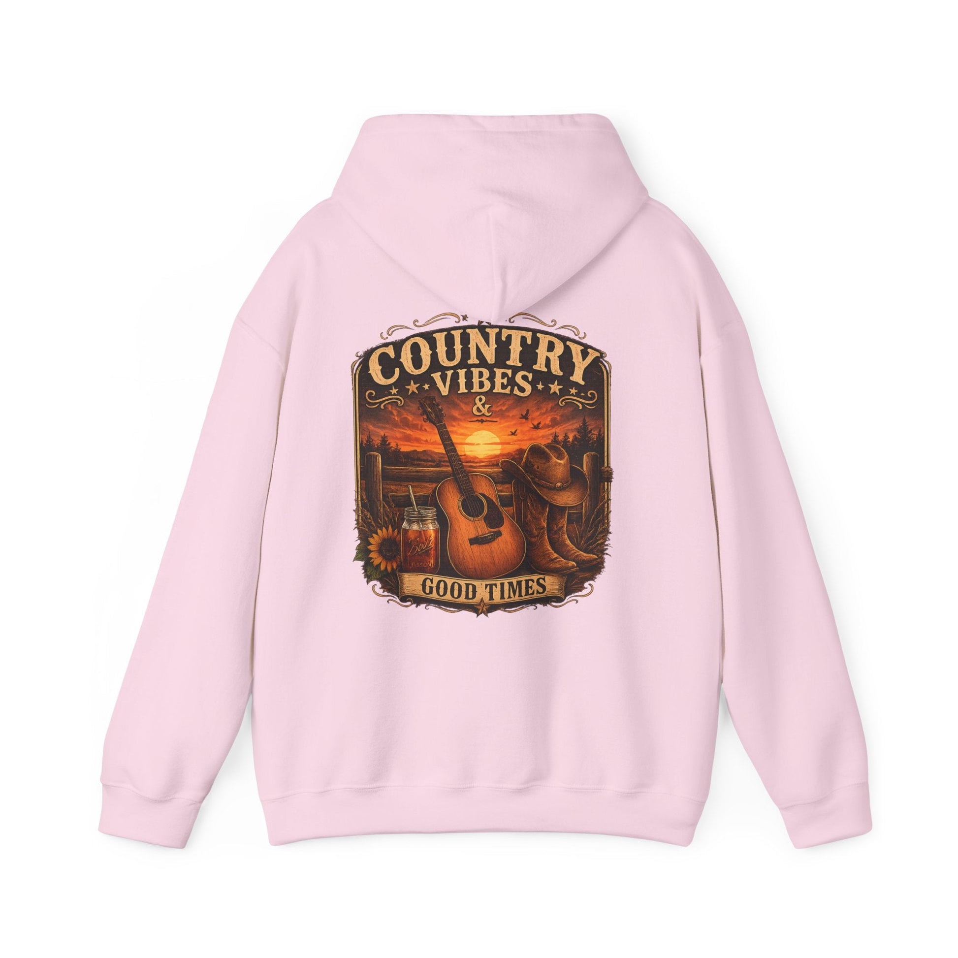 Country Vibes Good Times Hoodie - SJM Print Store