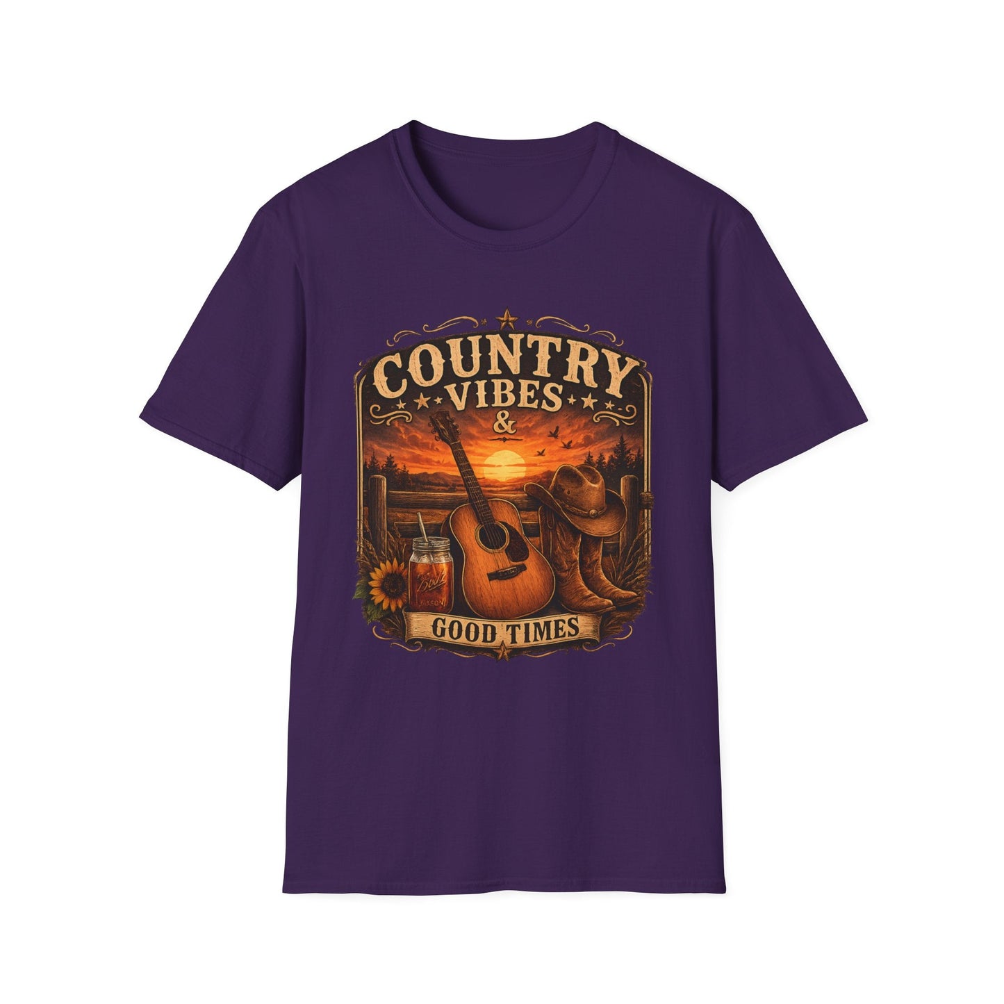 Country Vibes Good Times T-Shirt - SJM Print Store