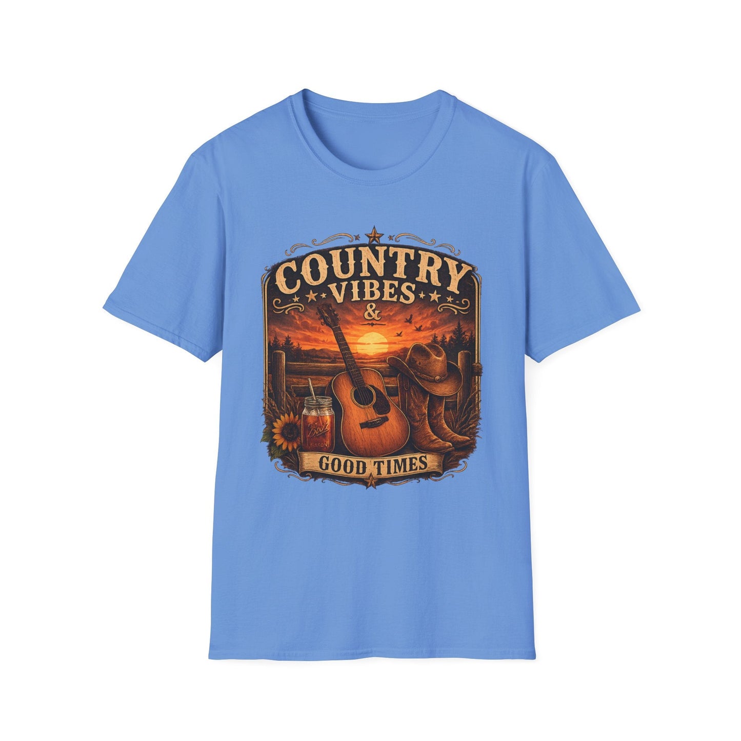 Country Vibes Good Times T-Shirt - SJM Print Store