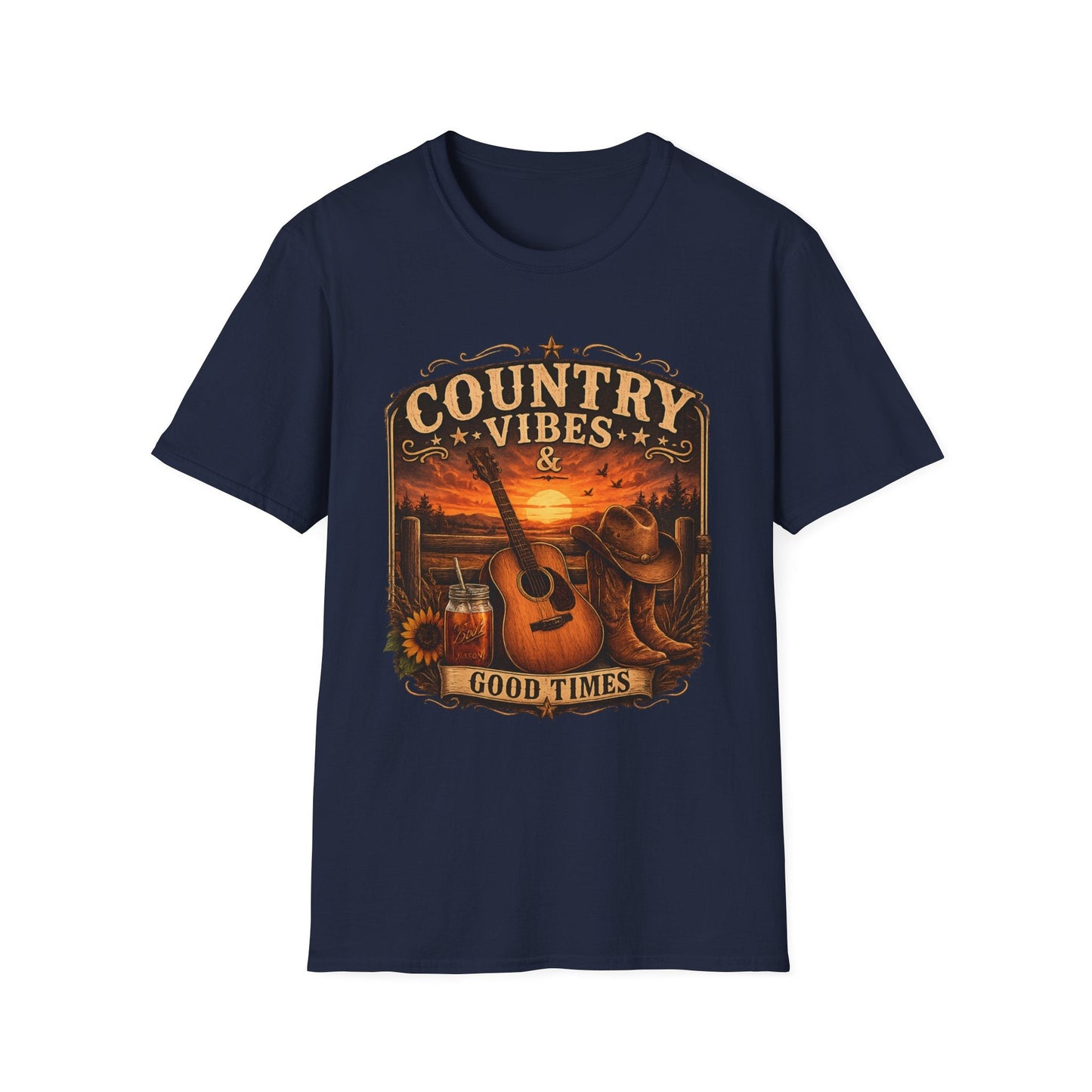 Country Vibes Good Times T-Shirt - SJM Print Store
