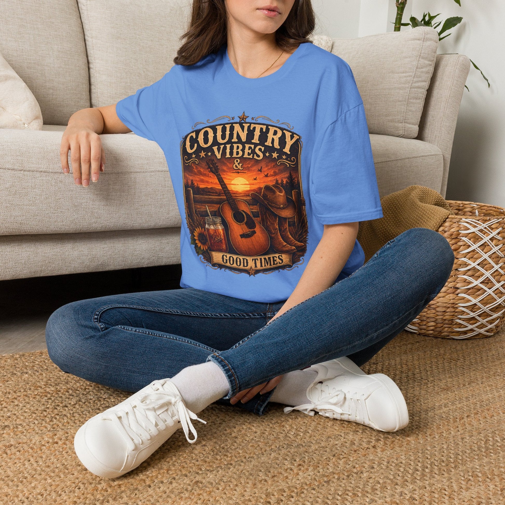 Country Vibes Good Times T-Shirt - SJM Print Store