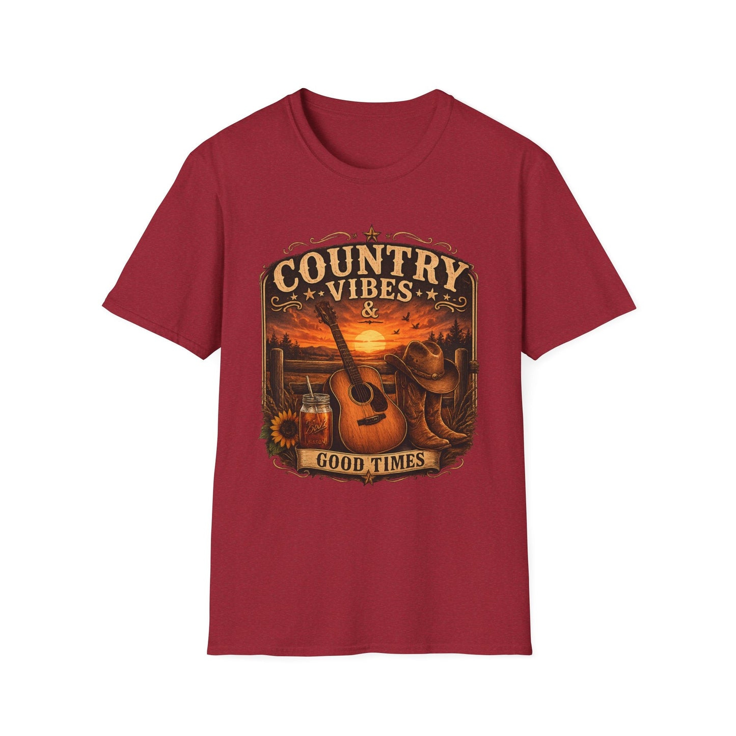Country Vibes Good Times T-Shirt - SJM Print Store
