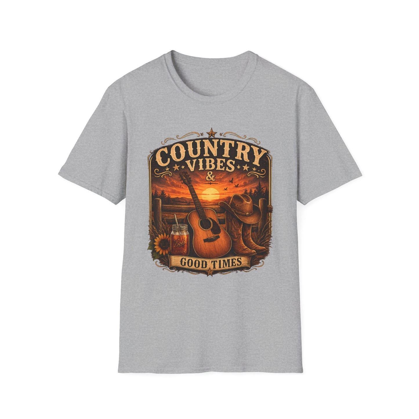 Country Vibes Good Times T-Shirt - SJM Print Store