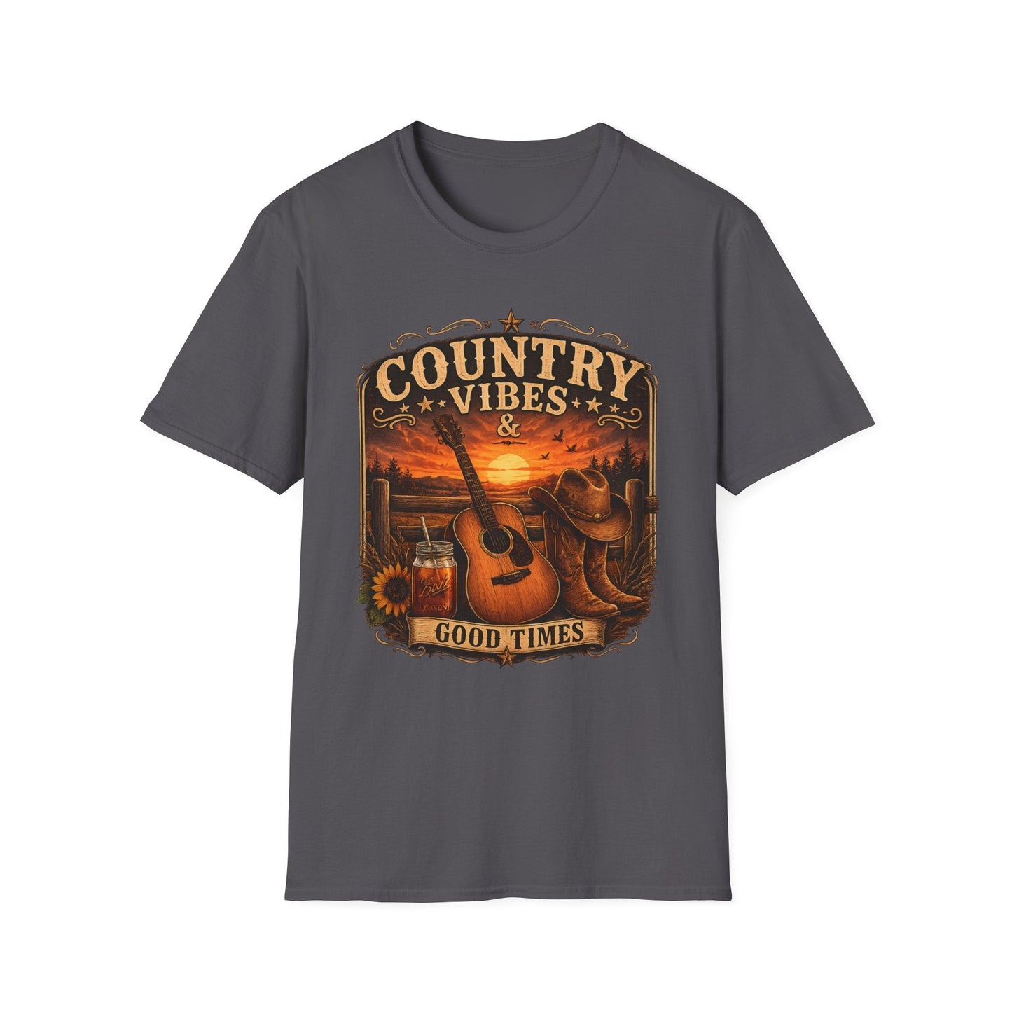 Country Vibes Good Times T-Shirt - SJM Print Store