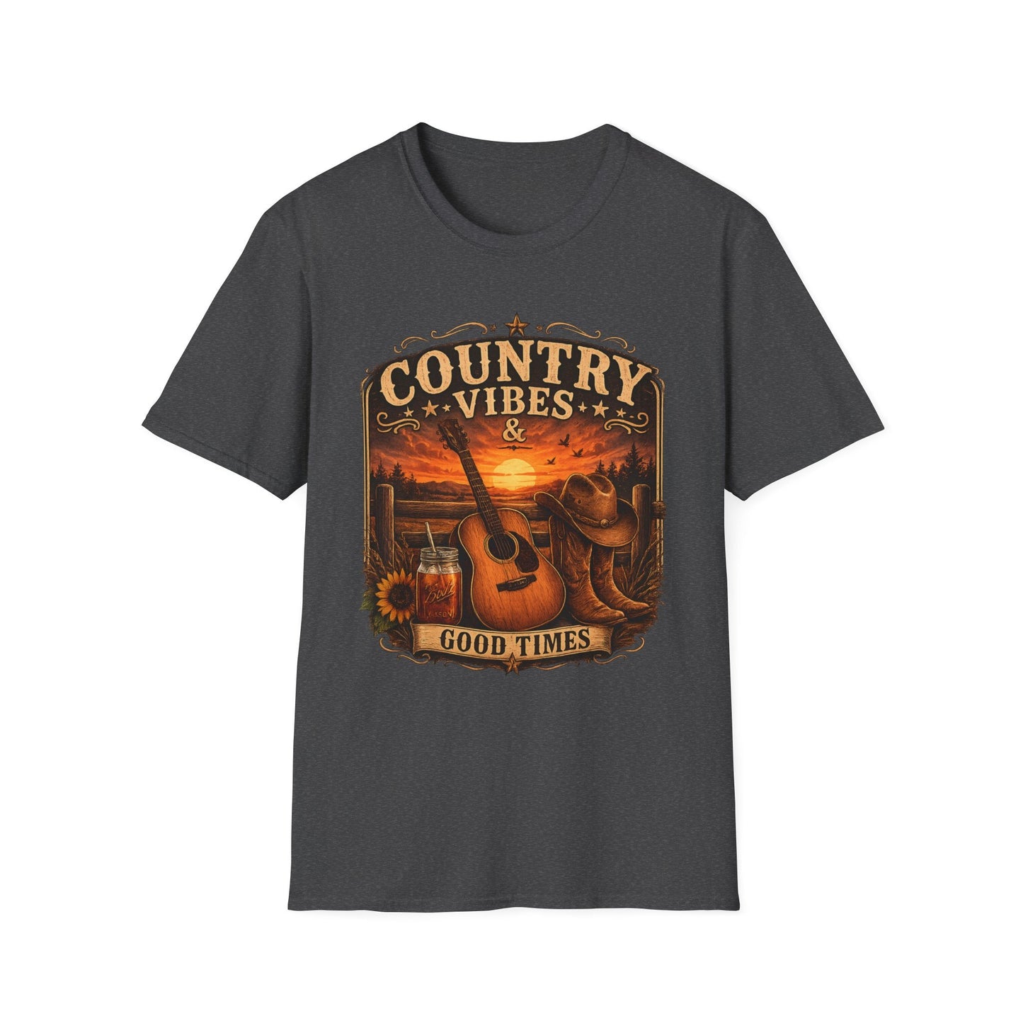 Country Vibes Good Times T-Shirt - SJM Print Store