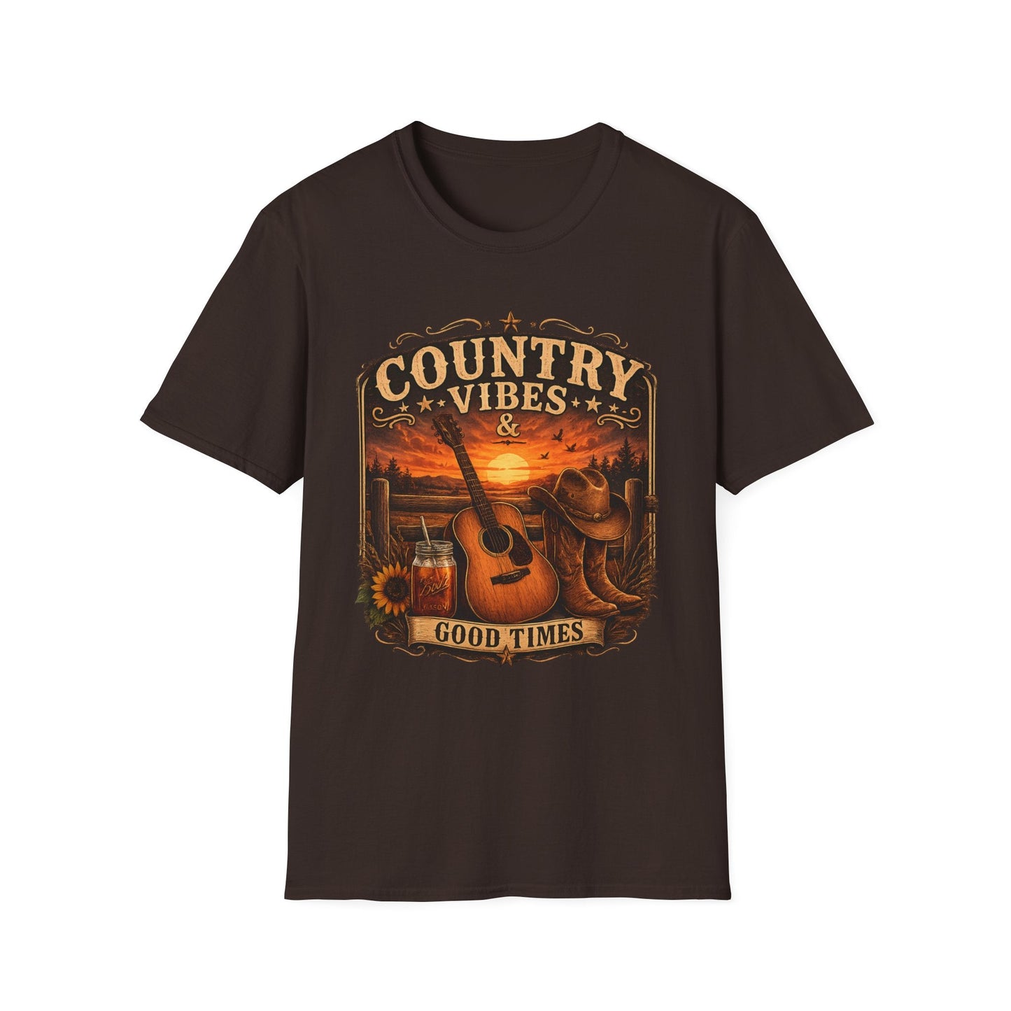 Country Vibes Good Times T-Shirt - SJM Print Store