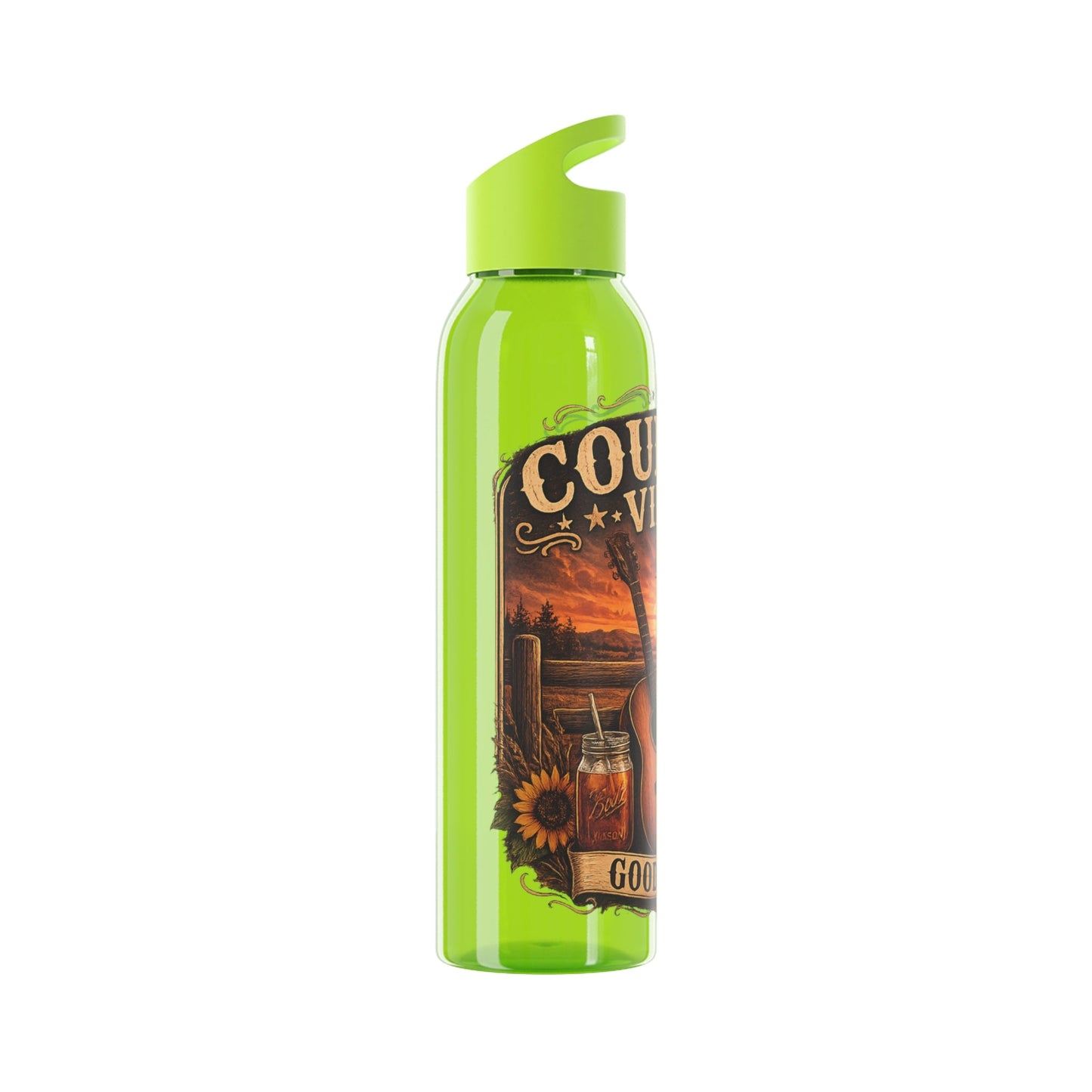 Country Vibes Water Bottle - SJM Print Store
