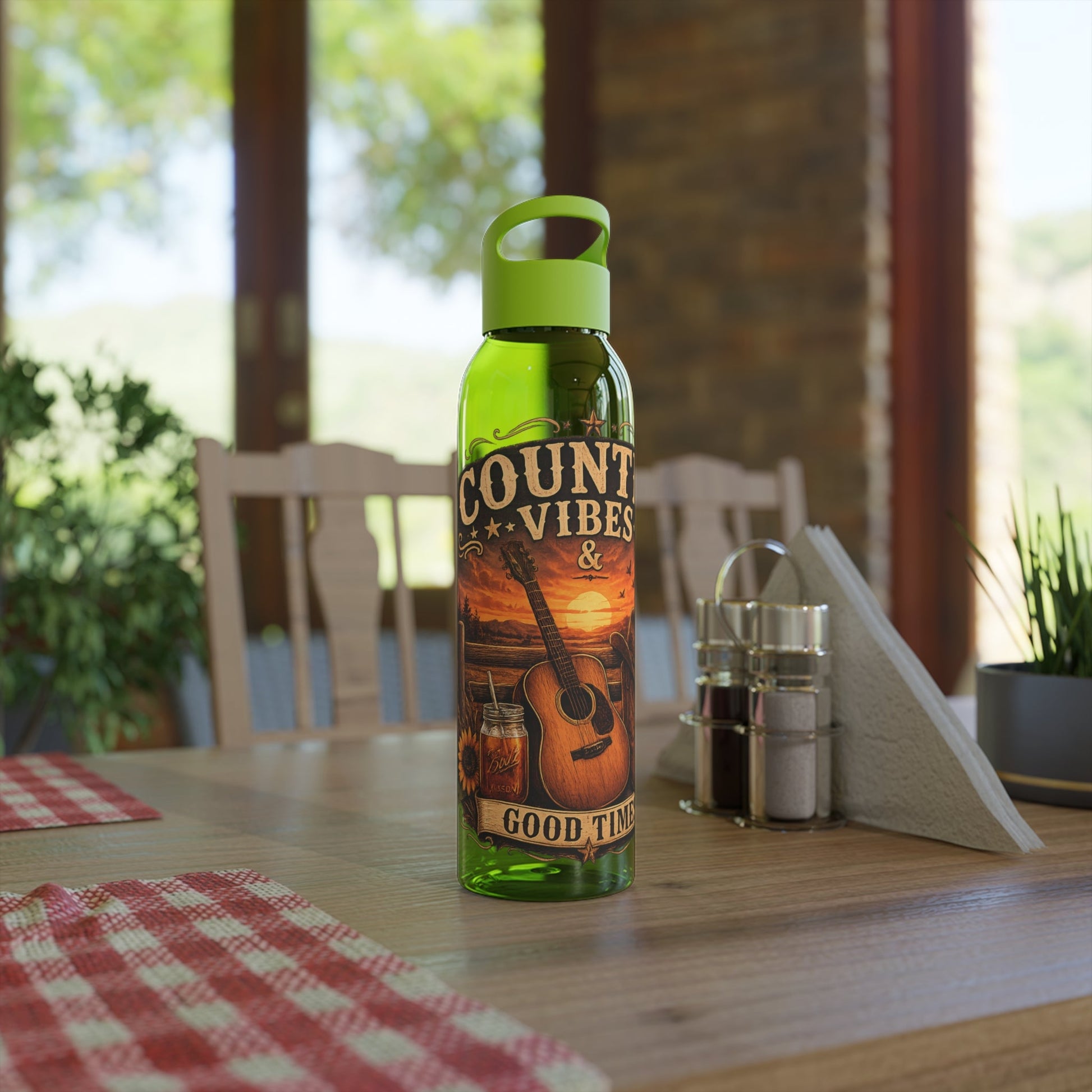 Country Vibes Water Bottle - SJM Print Store