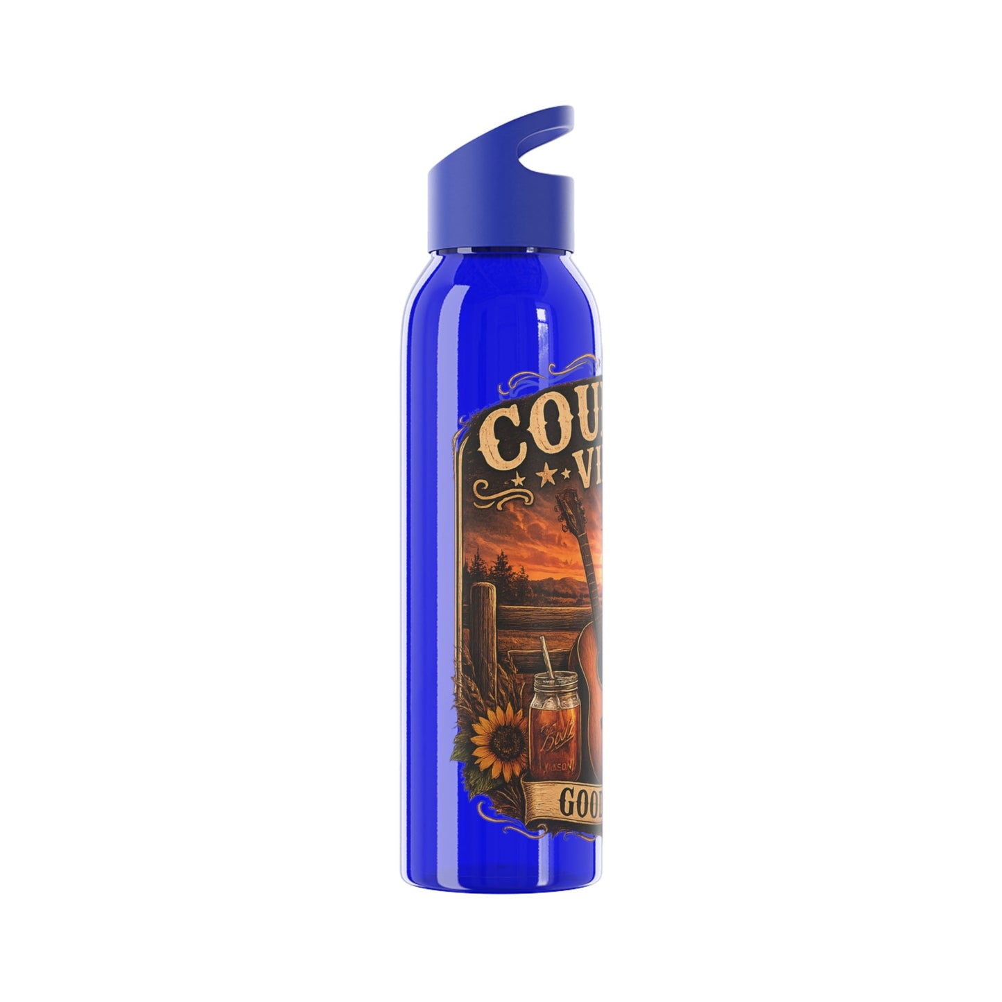 Country Vibes Water Bottle - SJM Print Store