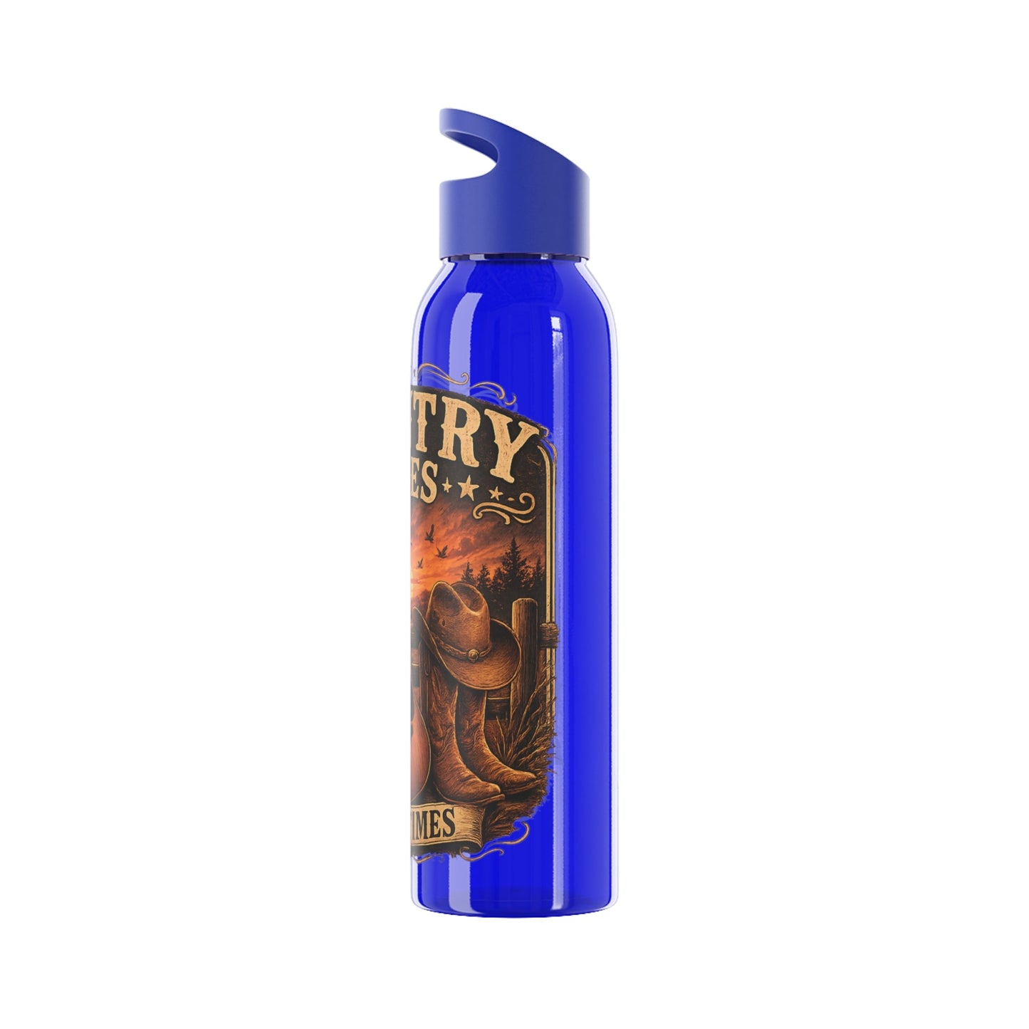 Country Vibes Water Bottle - SJM Print Store