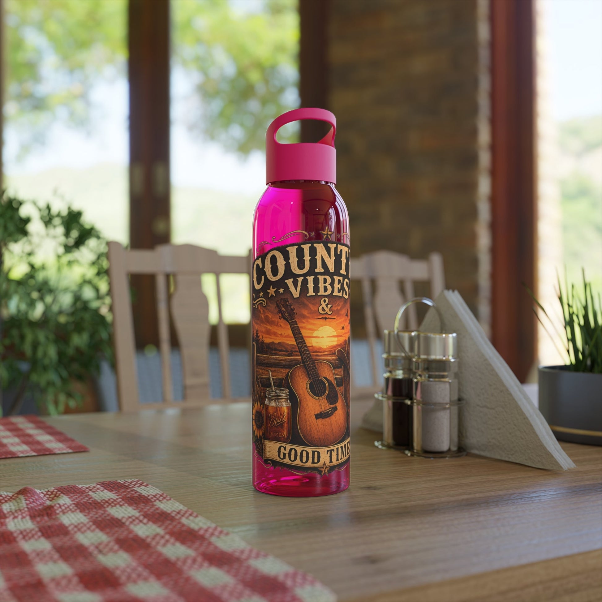 Country Vibes Water Bottle - SJM Print Store