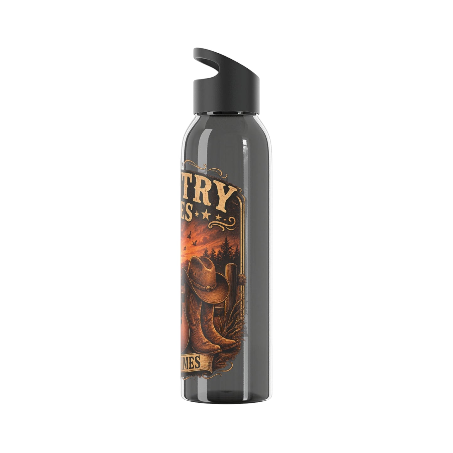Country Vibes Water Bottle - SJM Print Store