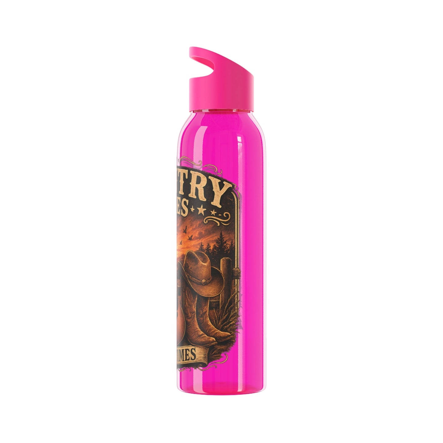 Country Vibes Water Bottle - SJM Print Store