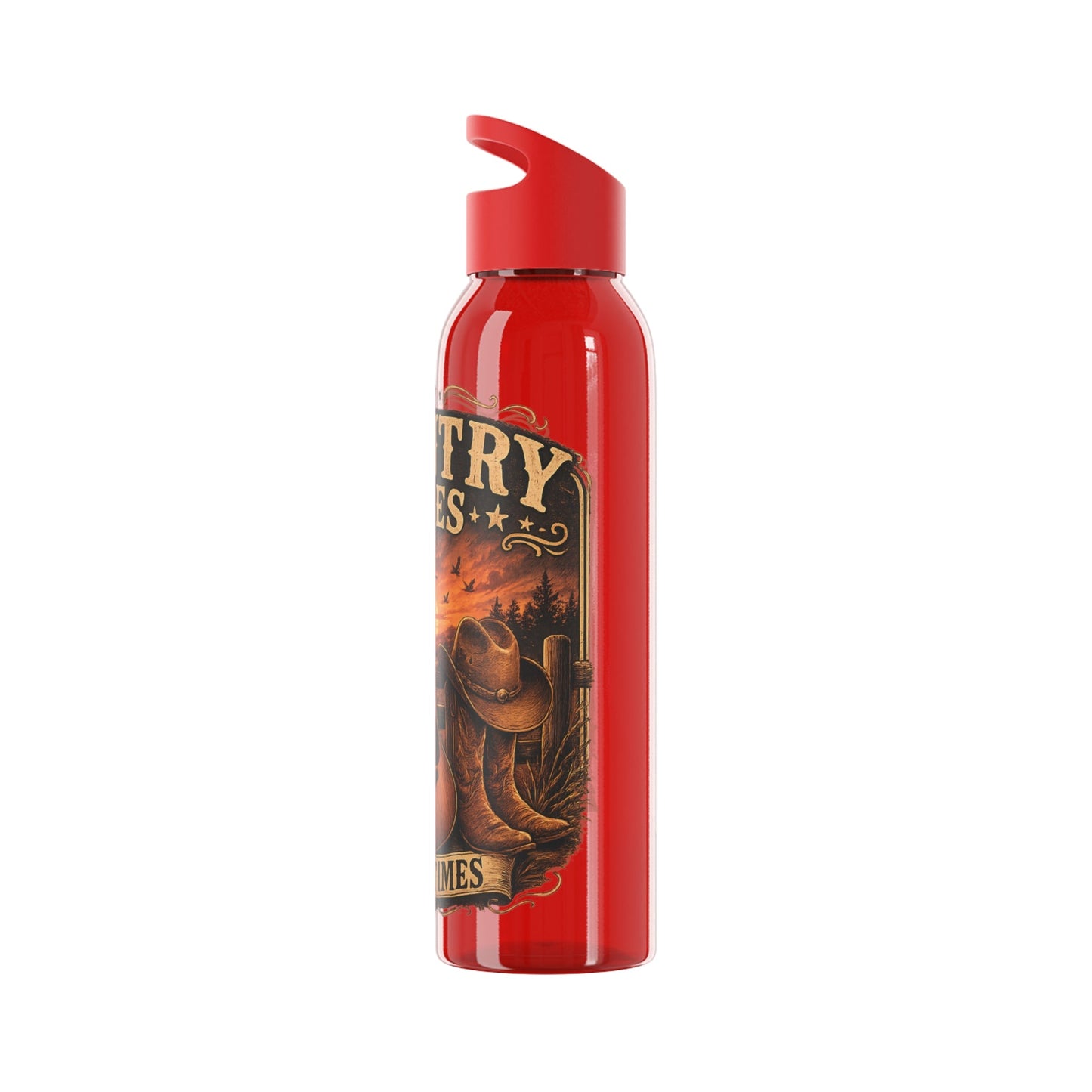 Country Vibes Water Bottle - SJM Print Store