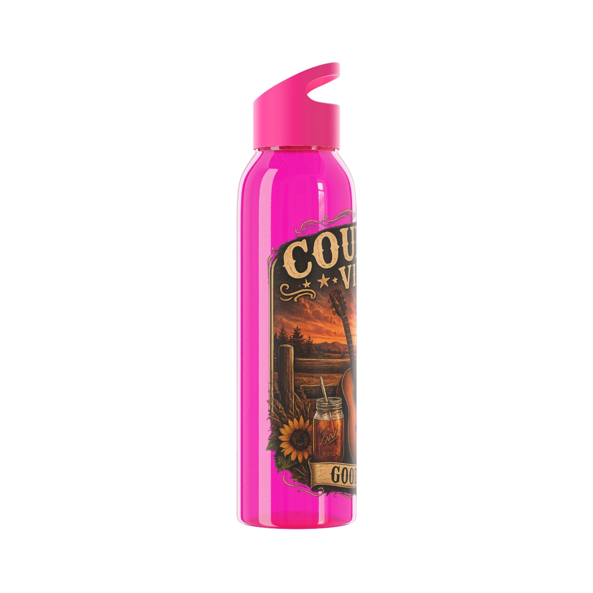 Country Vibes Water Bottle - SJM Print Store