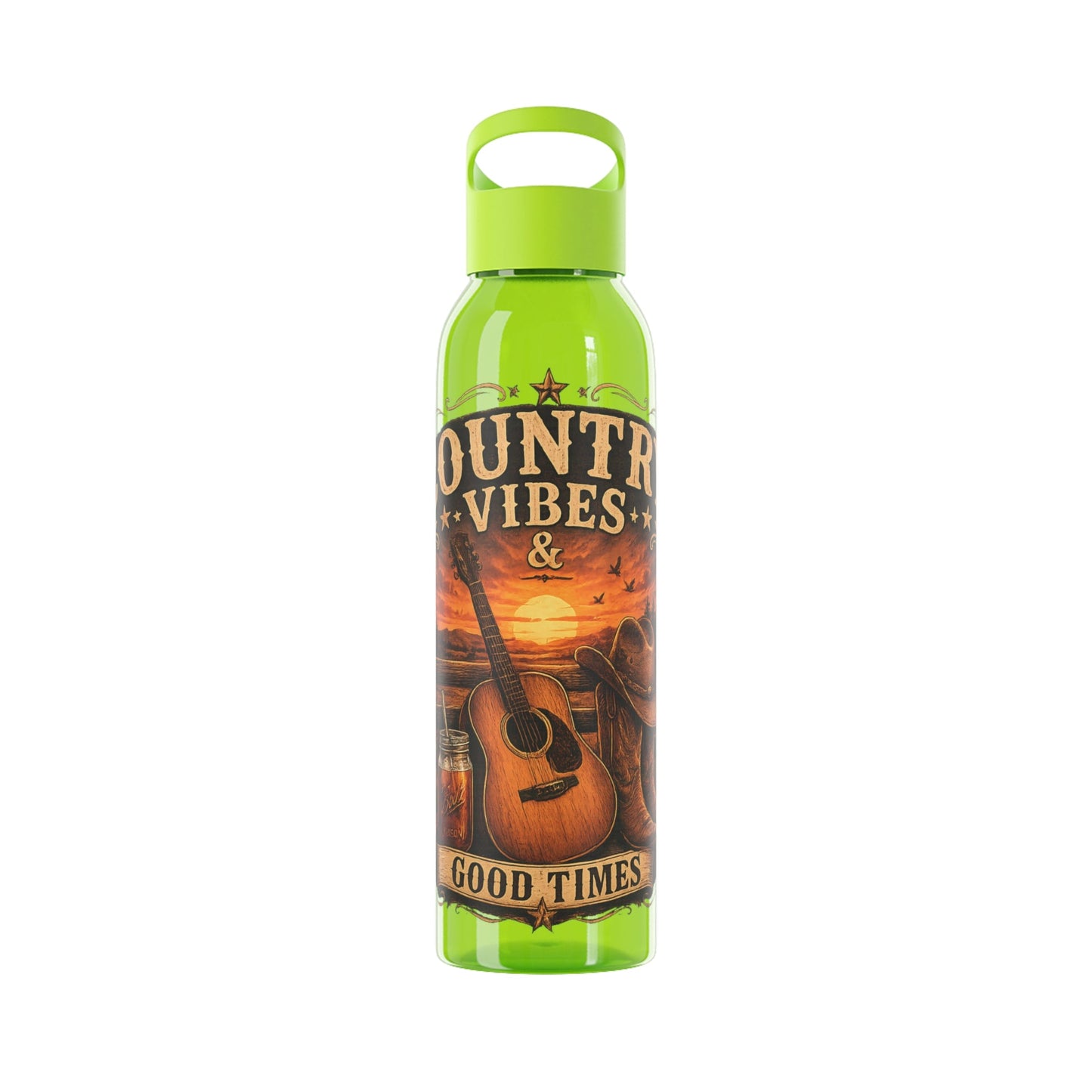 Country Vibes Water Bottle - SJM Print Store