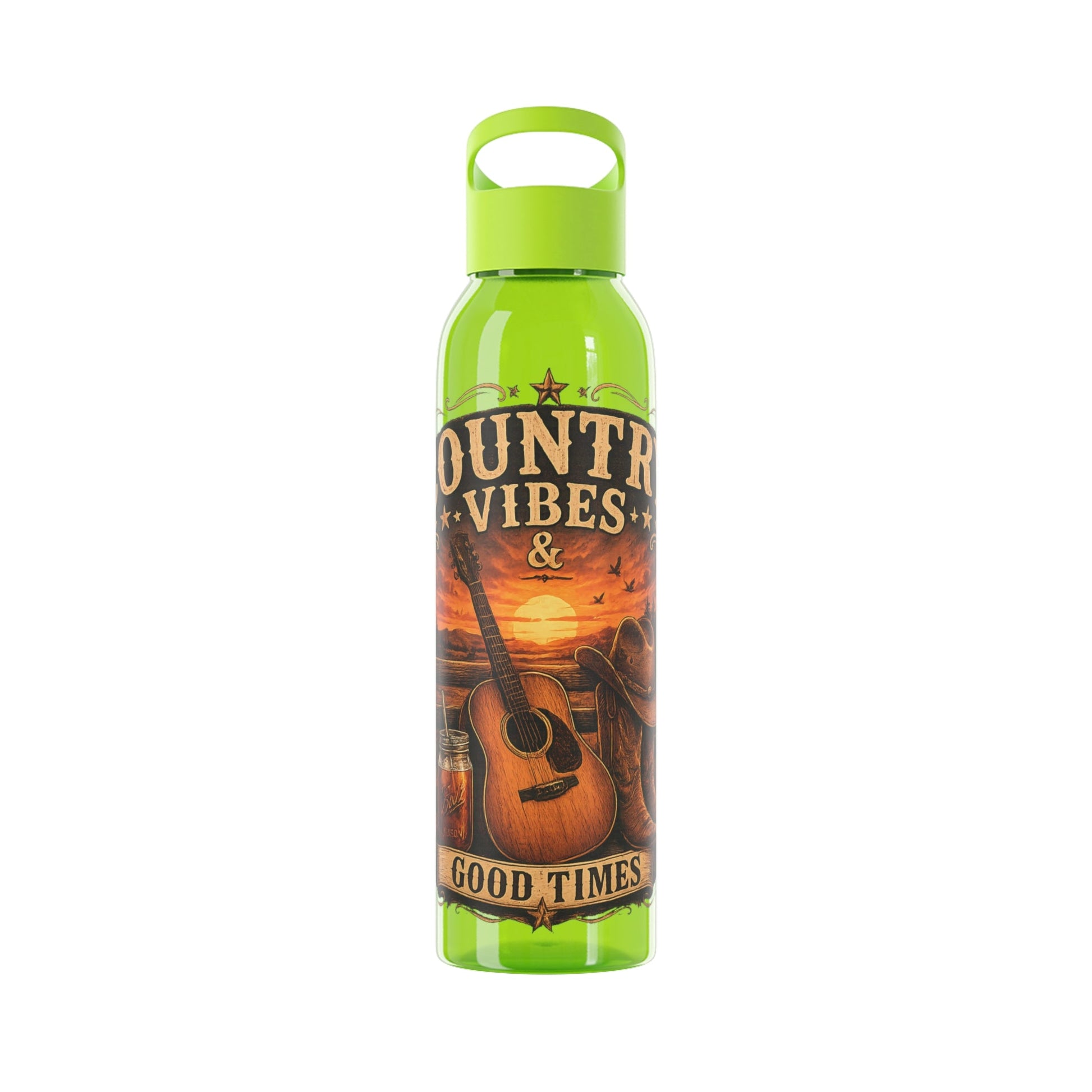 Country Vibes Water Bottle - SJM Print Store