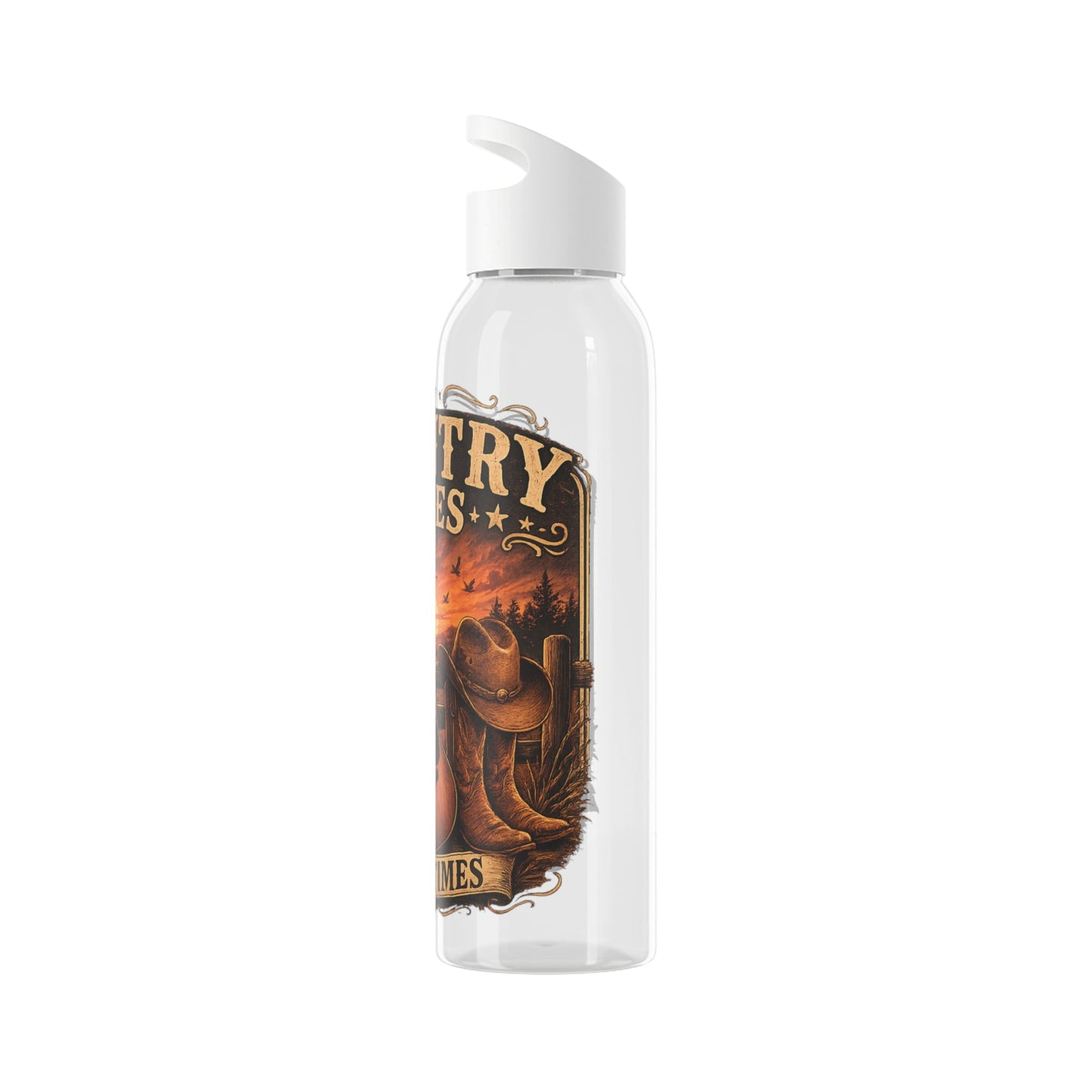 Country Vibes Water Bottle - SJM Print Store