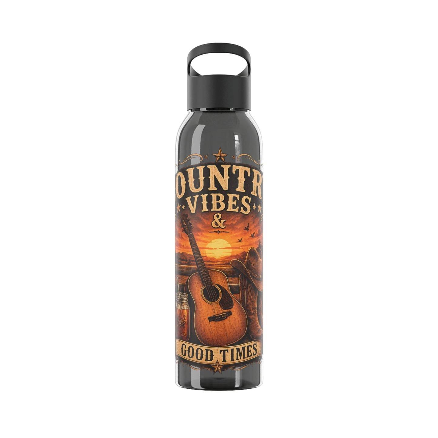 Country Vibes Water Bottle - SJM Print Store