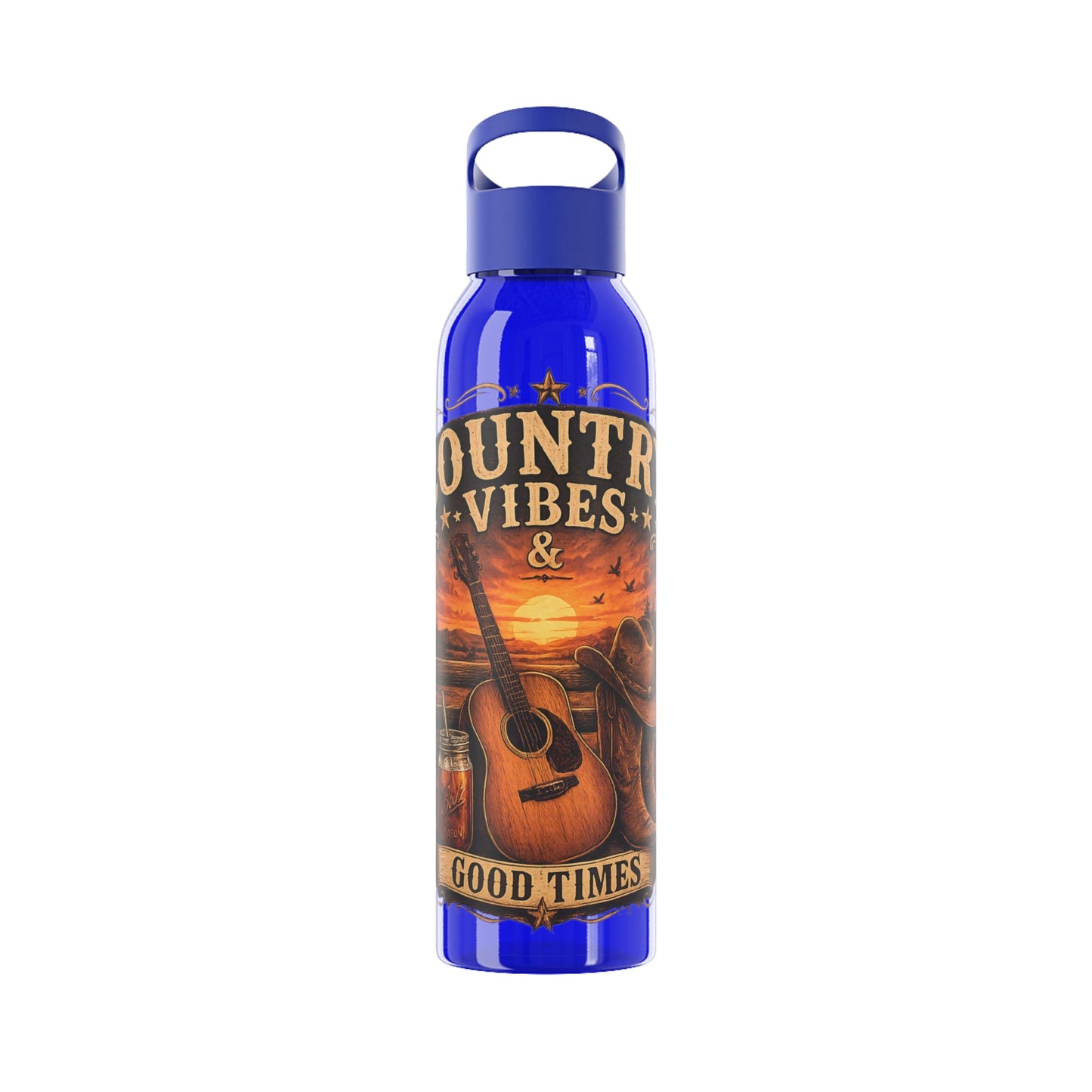Country Vibes Water Bottle - SJM Print Store