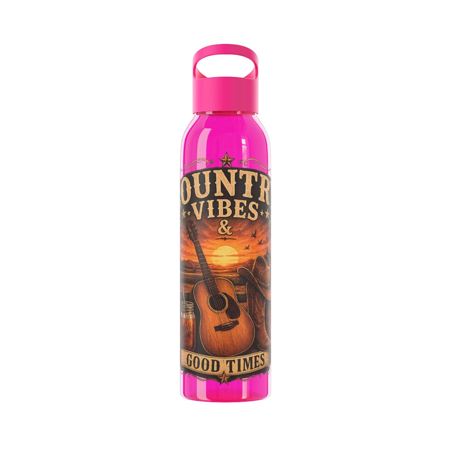 Country Vibes Water Bottle - SJM Print Store