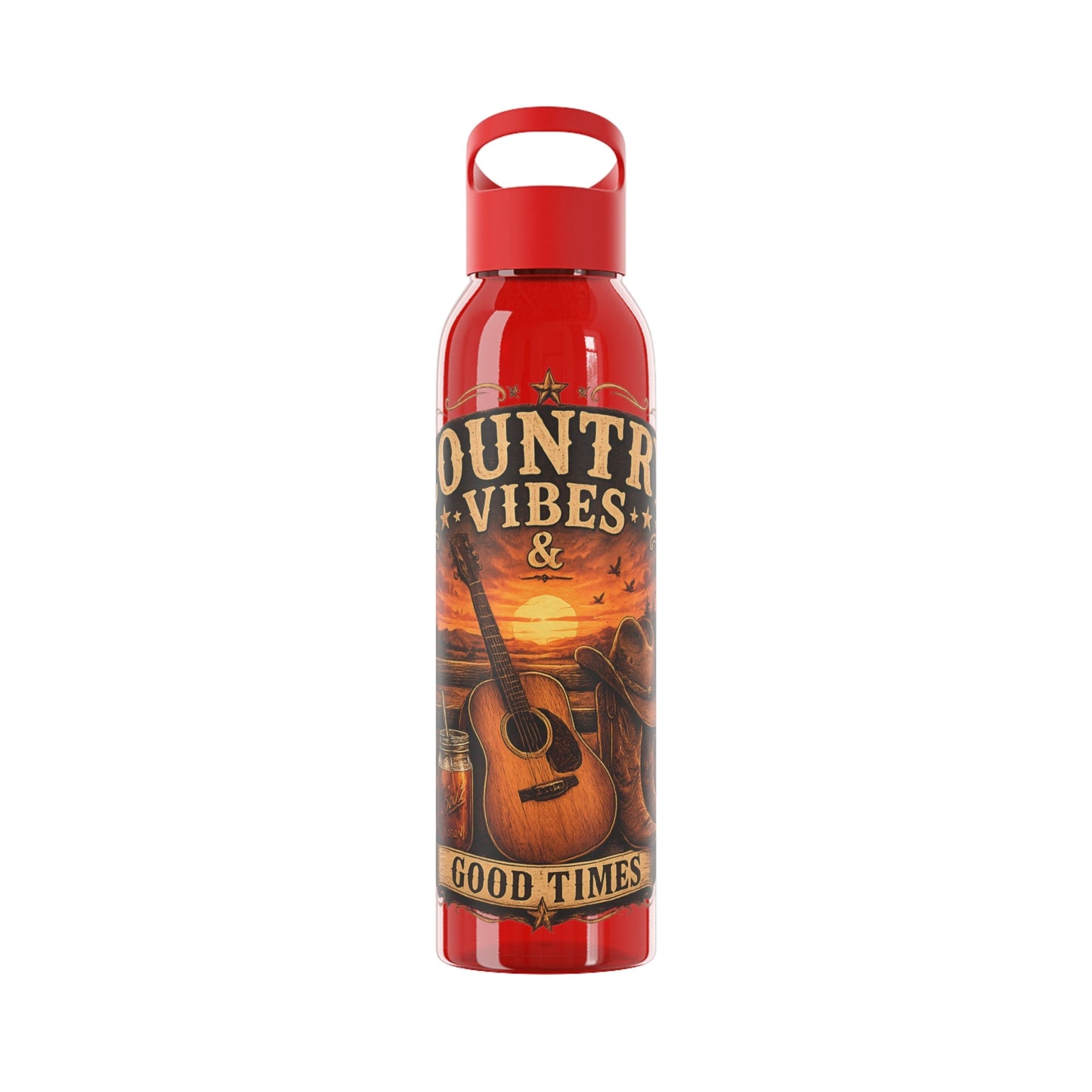 Country Vibes Water Bottle - SJM Print Store