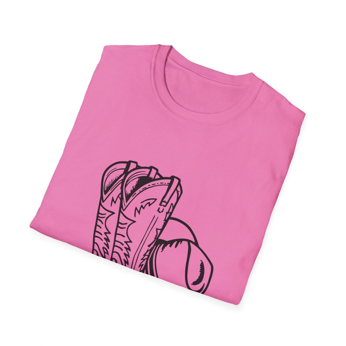 Cowboy Boots & Hat T-Shirt â€” Western Rodeo Graphic Tee - SJM Print Store