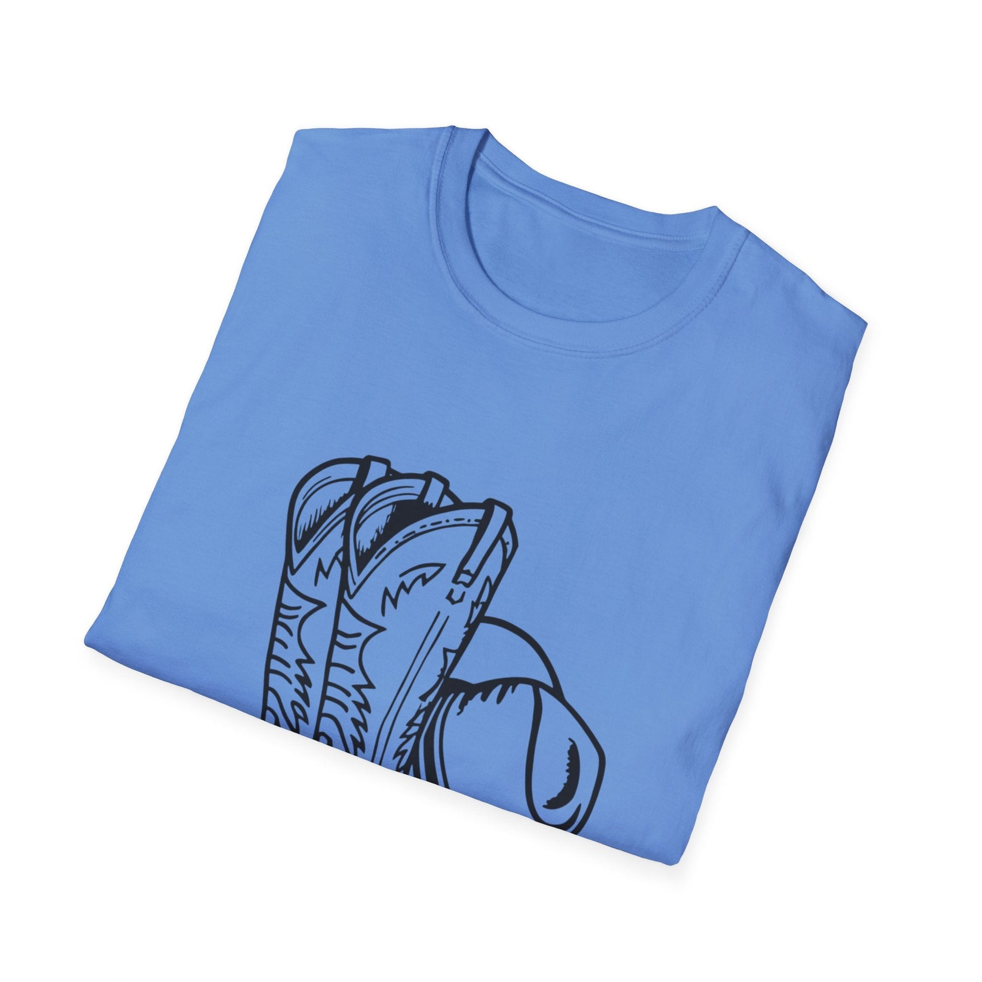 Cowboy Boots & Hat T-Shirt â€” Western Rodeo Graphic Tee - SJM Print Store
