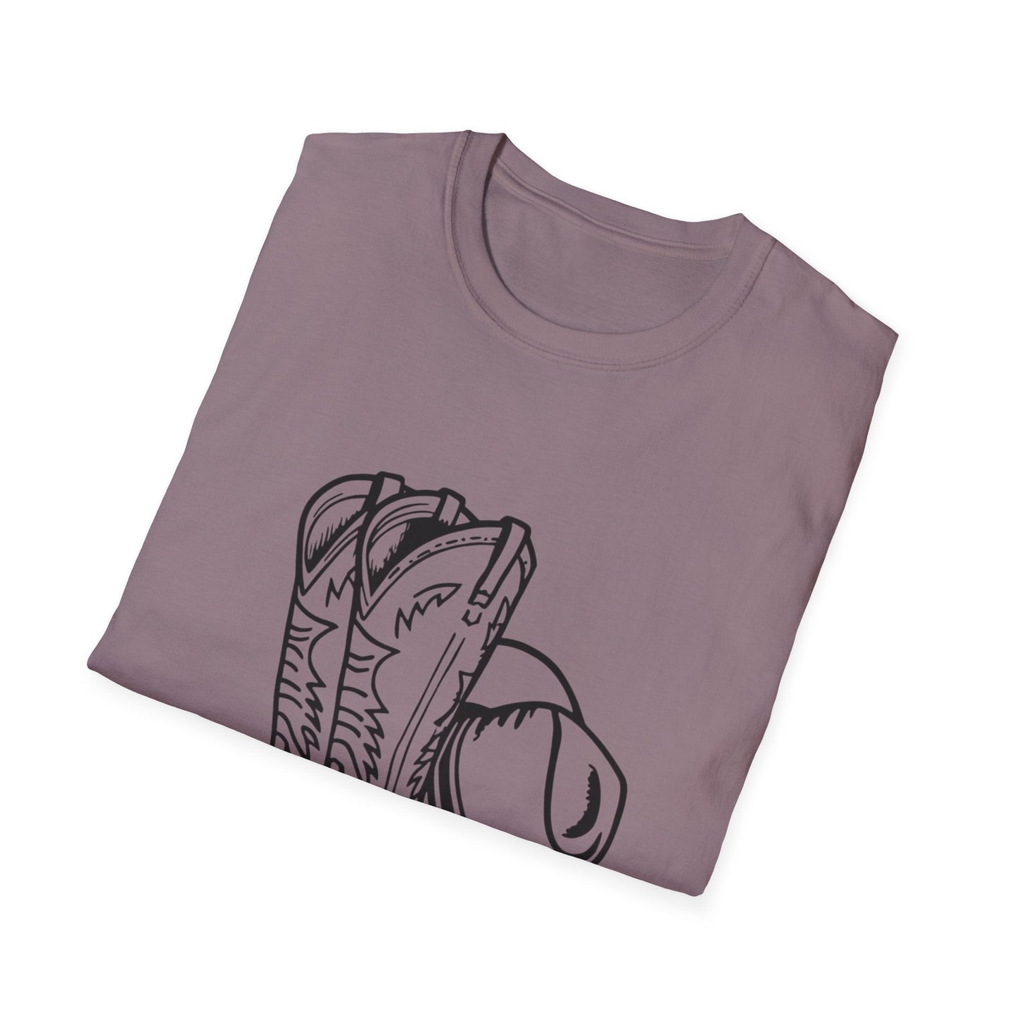 Cowboy Boots & Hat T-Shirt â€” Western Rodeo Graphic Tee - SJM Print Store